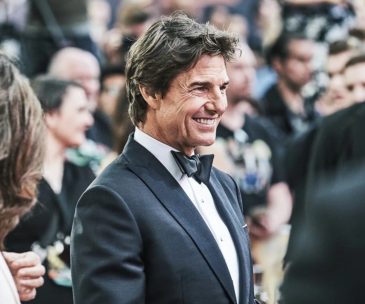 Tom Cruise at the Top Gun: Maverick premiere in London in 2022