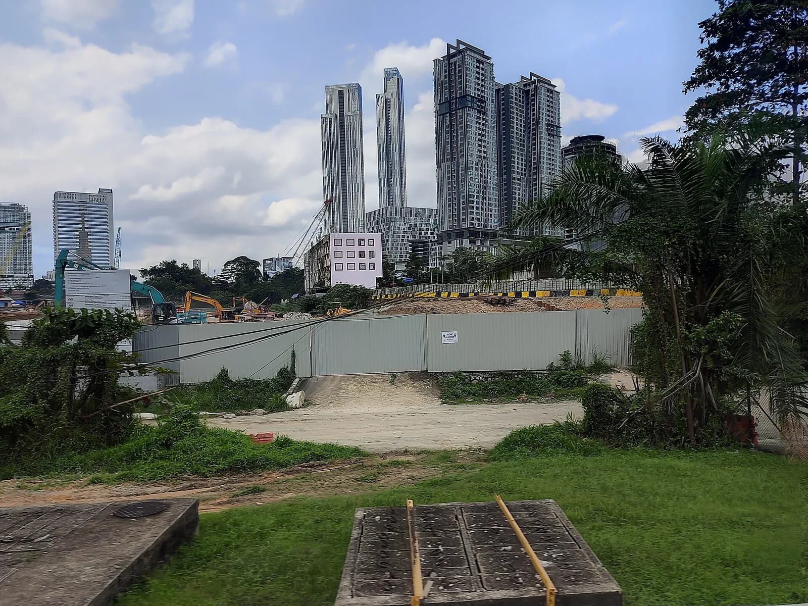 View of the Wadi Hana RTS depot site in Johor Bahru.
