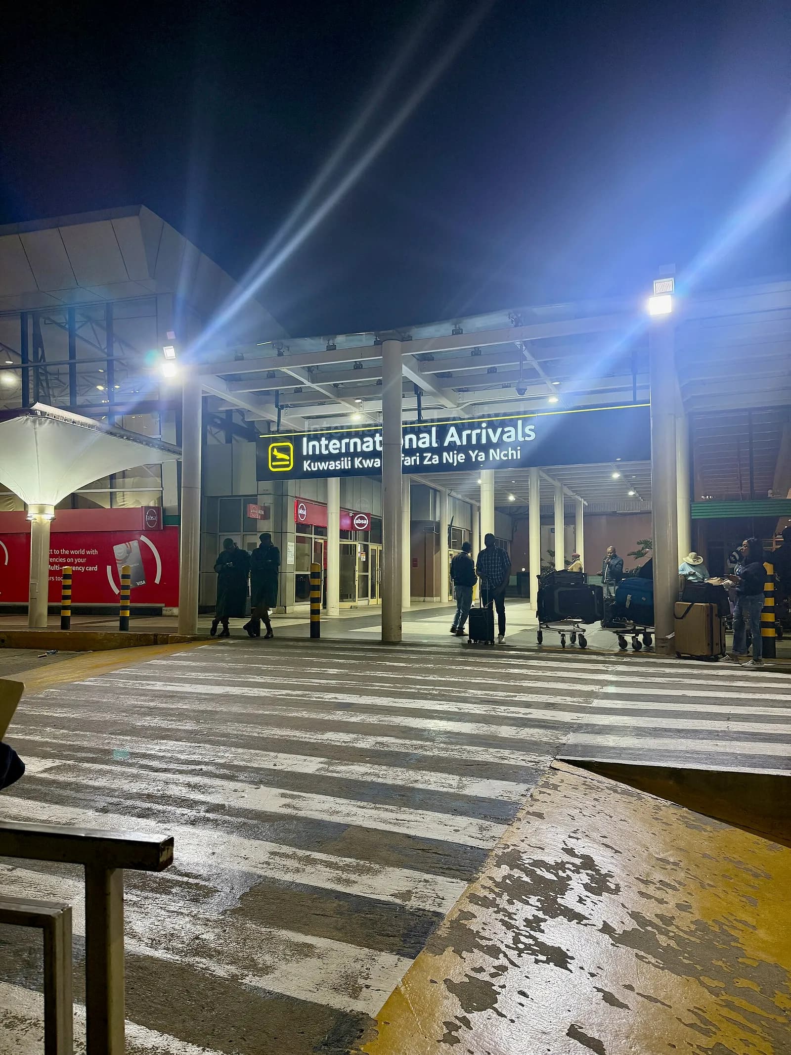 International arrivals area at Jomo Kenyatta International Airport in Nairobi