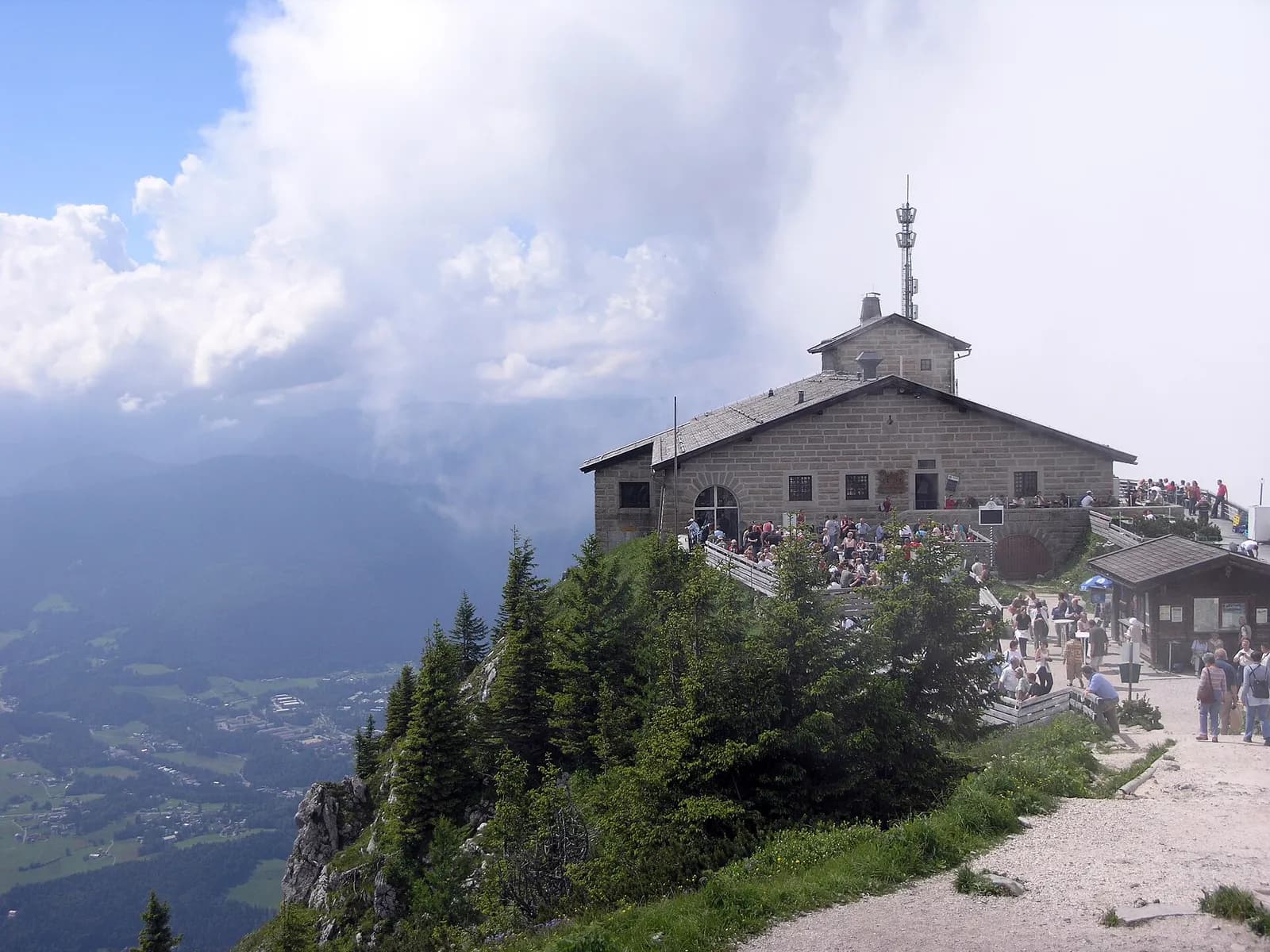The Kehlsteinhaus building on the Obersalzberg in Bavaria, Germany.