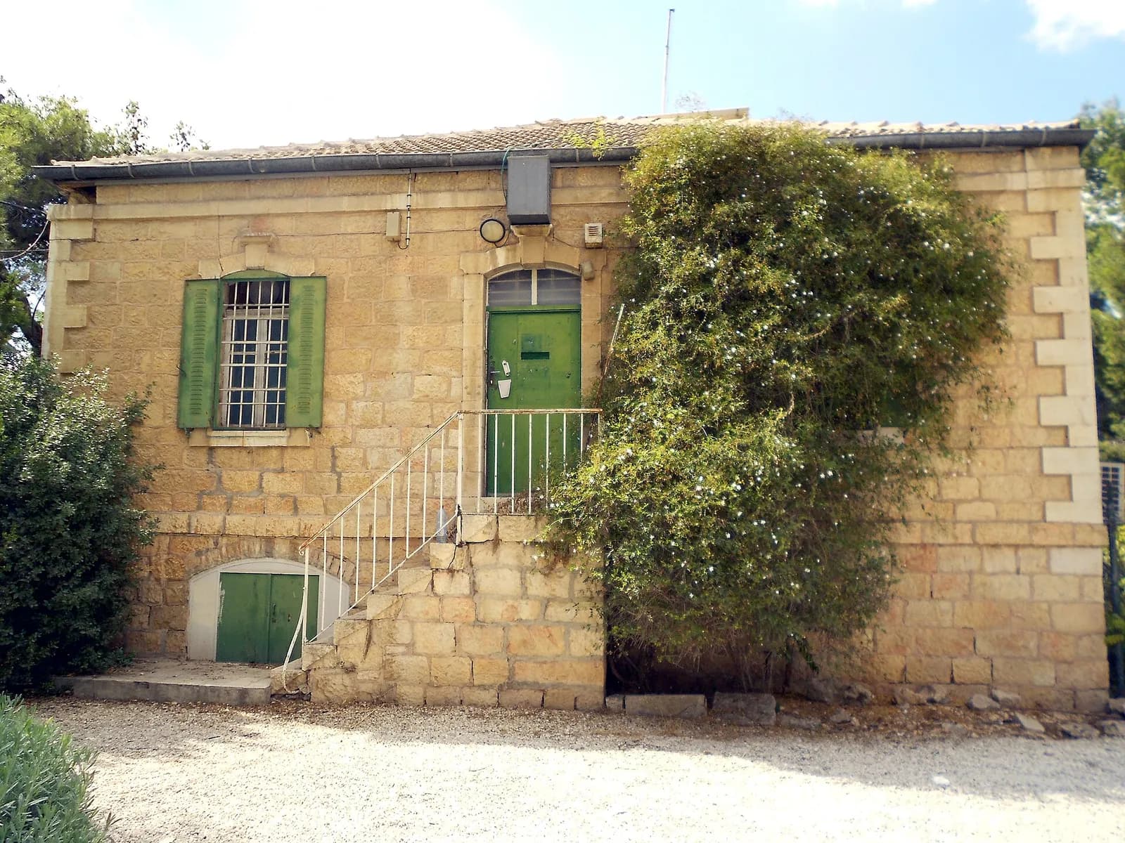 The British Consulate in West Jerusalem, seen from St Andrew’s Scottish Church.