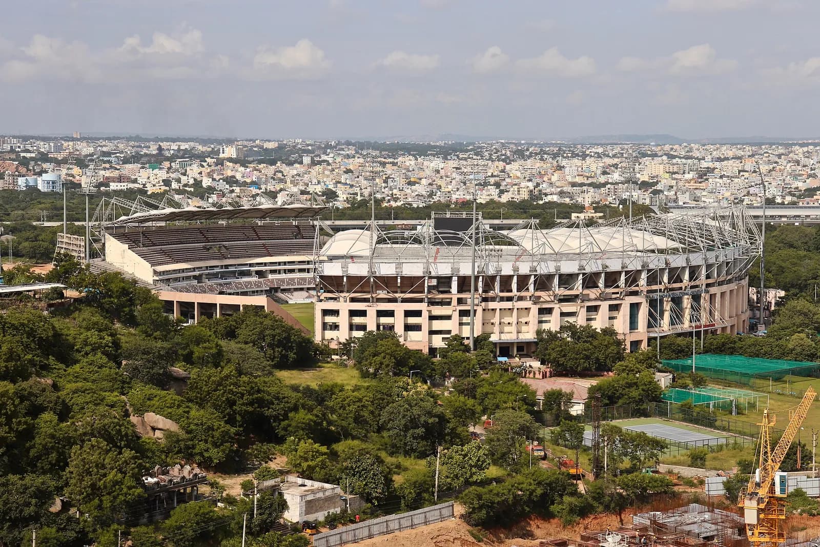 Rajiv Gandhi International Cricket Stadium in Uppal, Hyderabad
