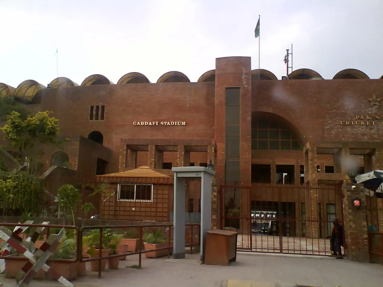 Gaddafi Stadium in Lahore, Pakistan.