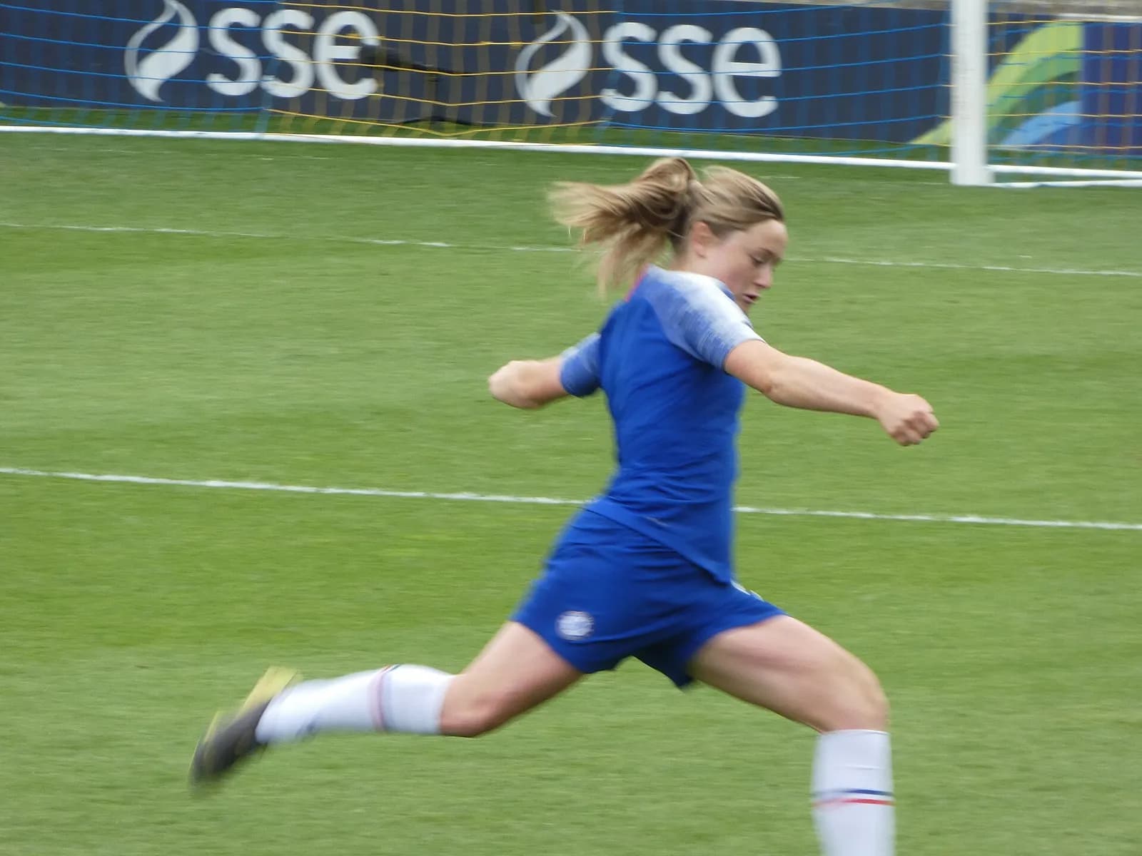 Erin Cuthbert, Scotland international footballer, in a file photograph from 2019.