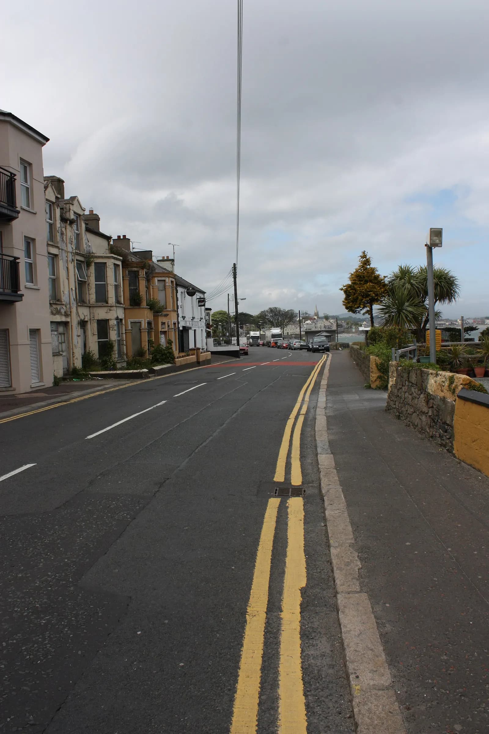 View along South Promenade in Newcastle, County Down.