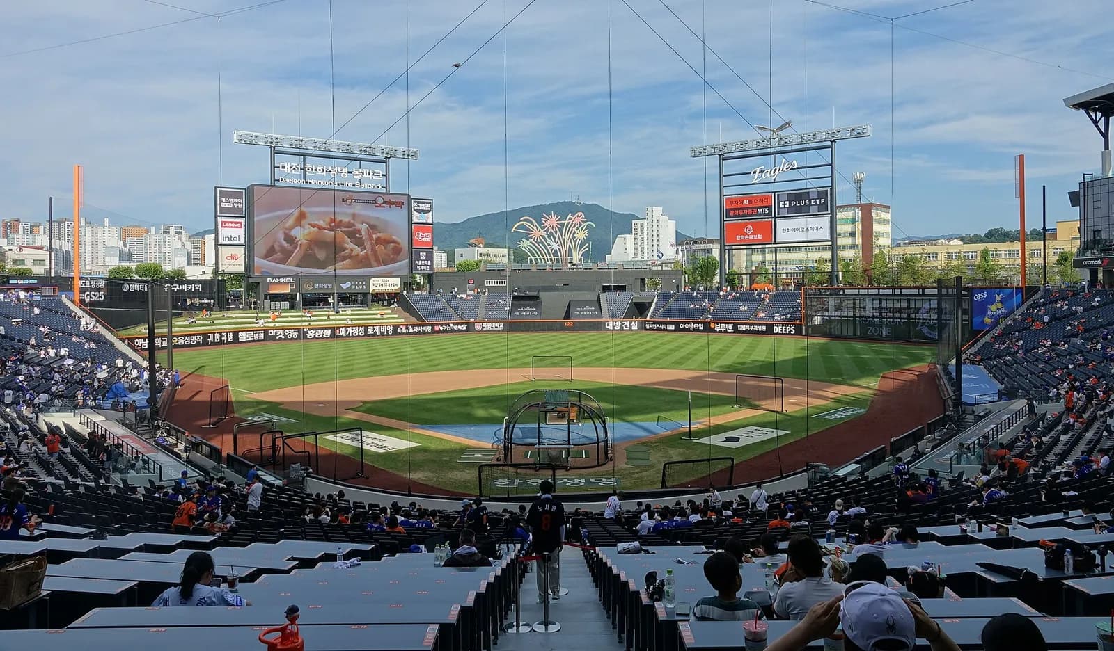 Daejeon Hanwha Life Ballpark, home ground of the Hanwha Eagles