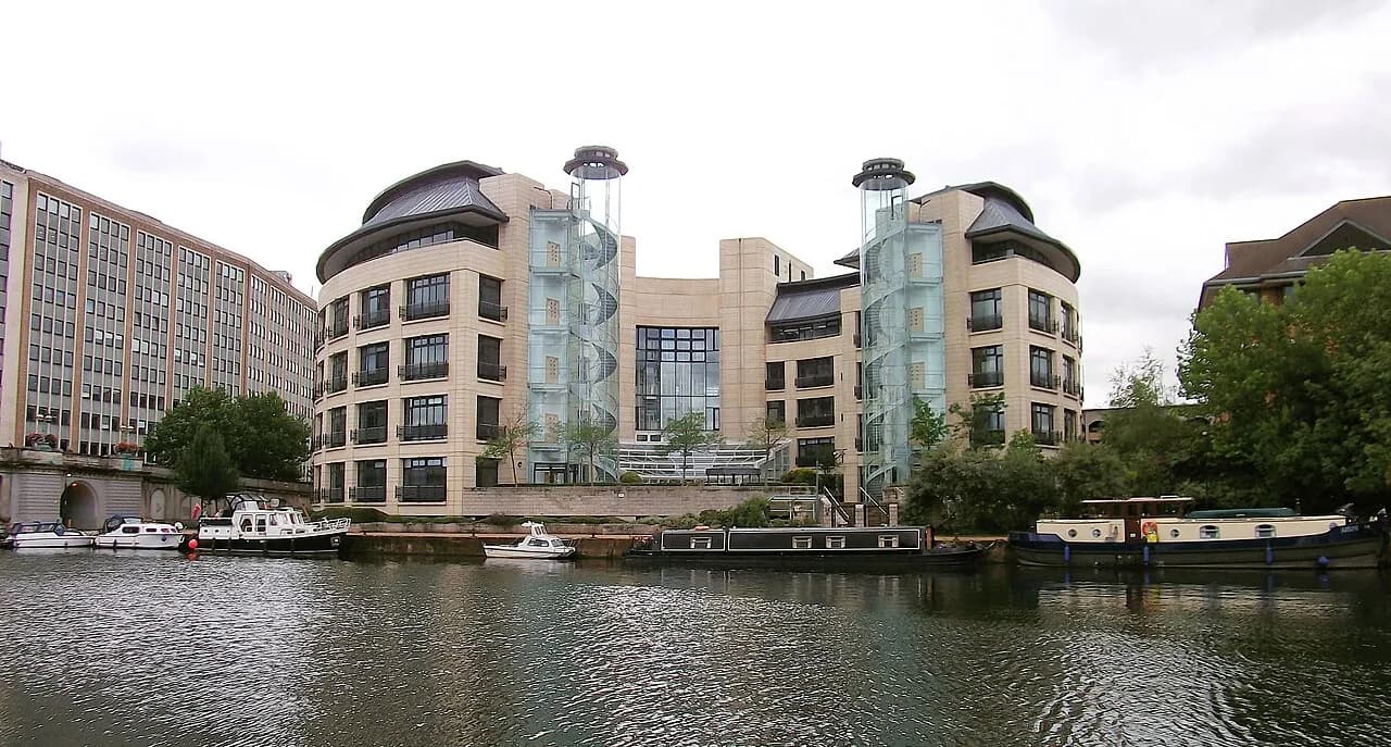 Thames Water headquarters beside the River Thames in Reading, Berkshire