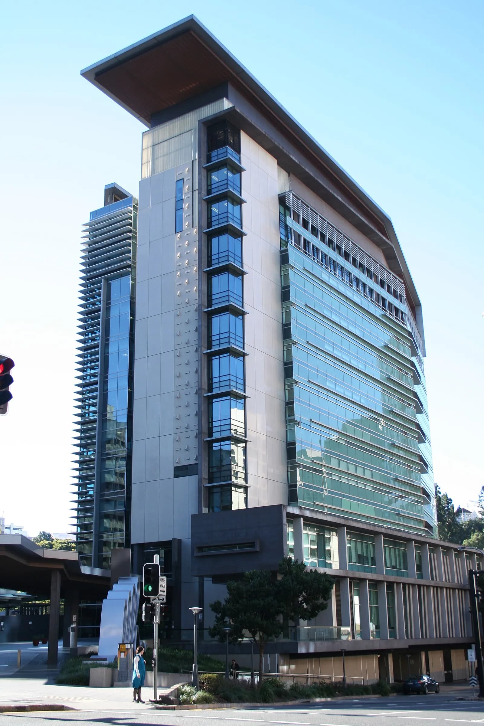 Exterior of Brisbane Magistrates Court in Brisbane, Queensland.