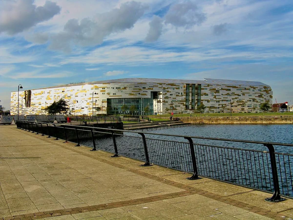 Exterior of Middlesbrough College in Middlesbrough