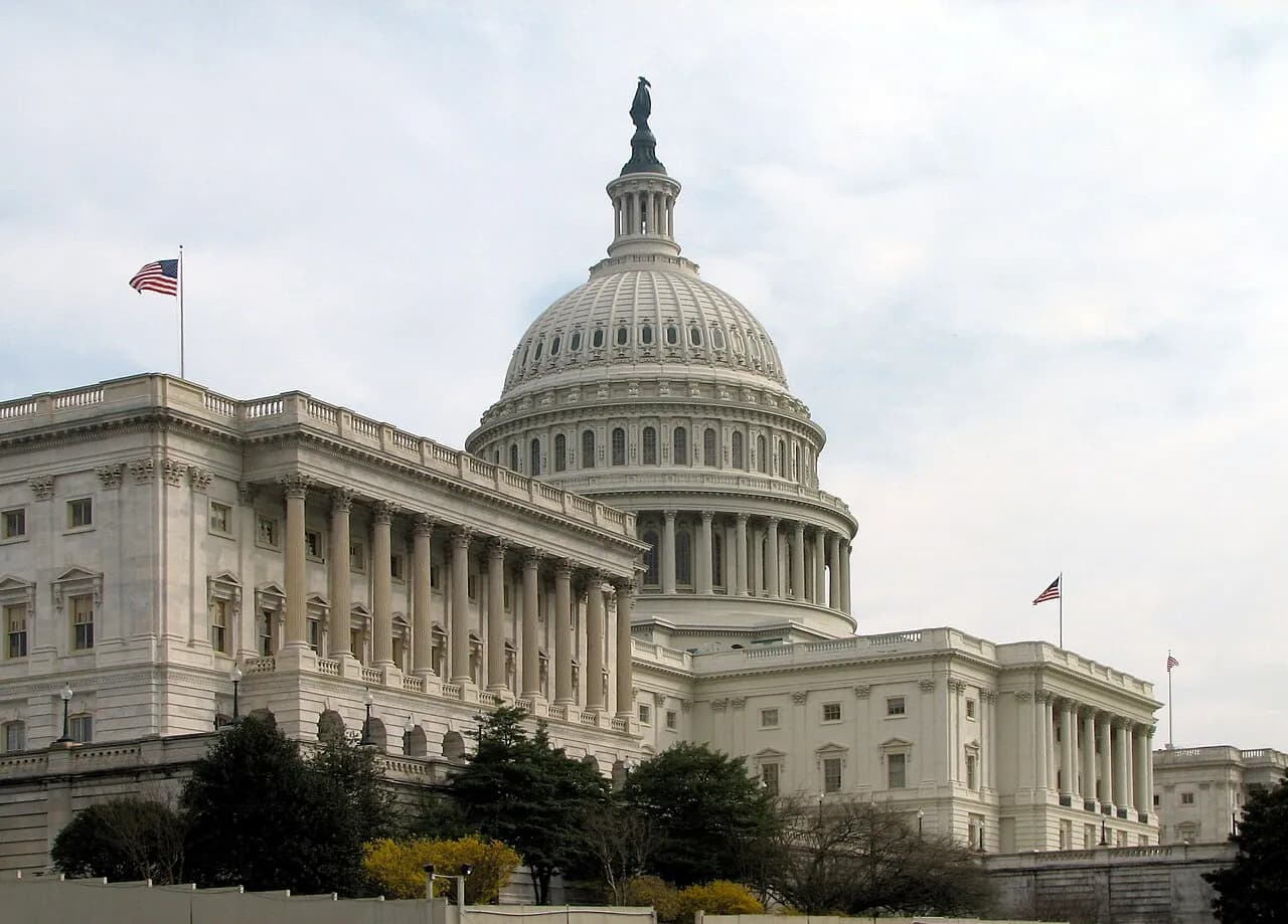 Exterior of the U.S. Capitol’s Senate side in Washington, D.C.