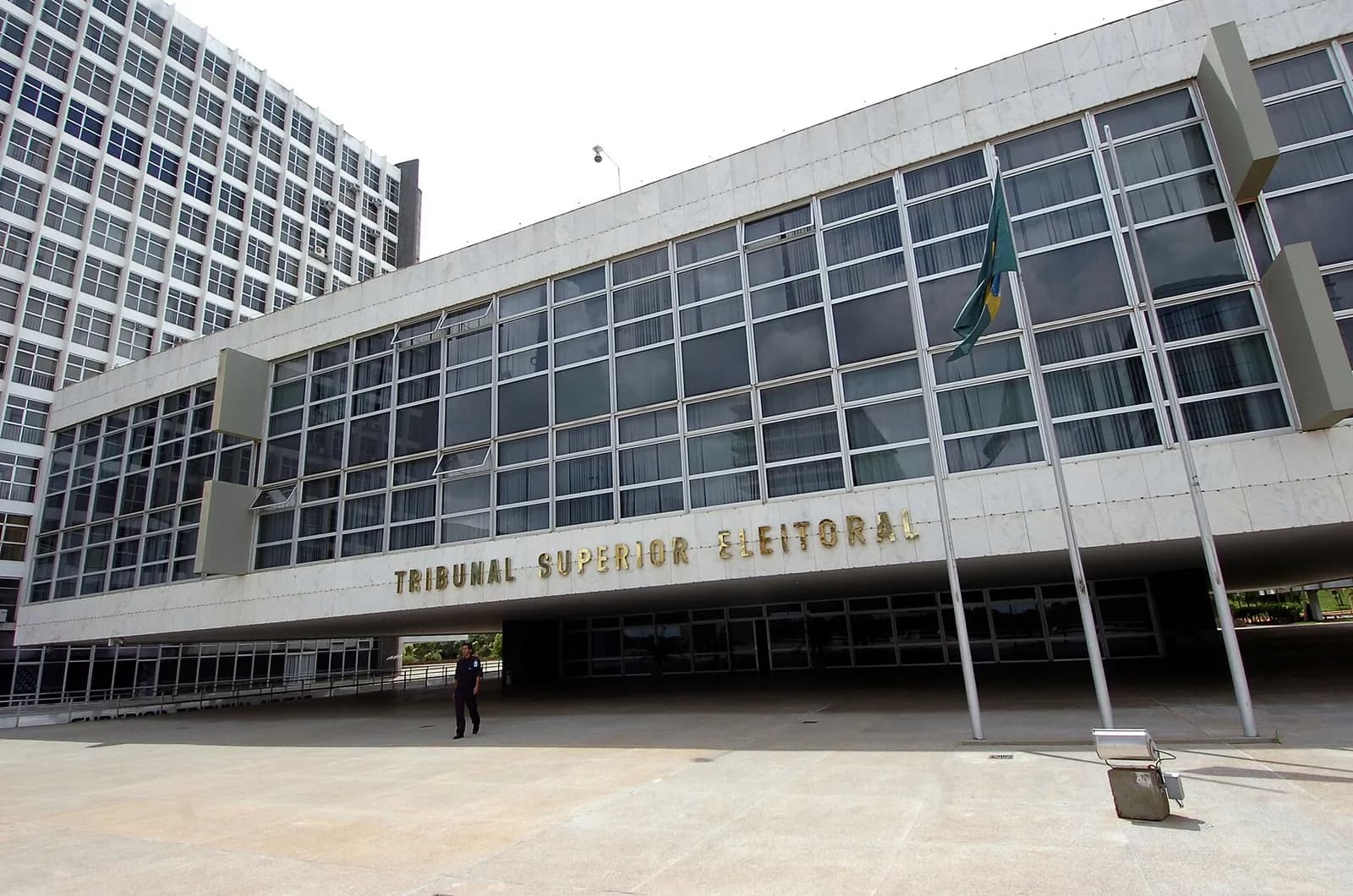 Exterior of Brazil’s Superior Electoral Court building in Brasília.