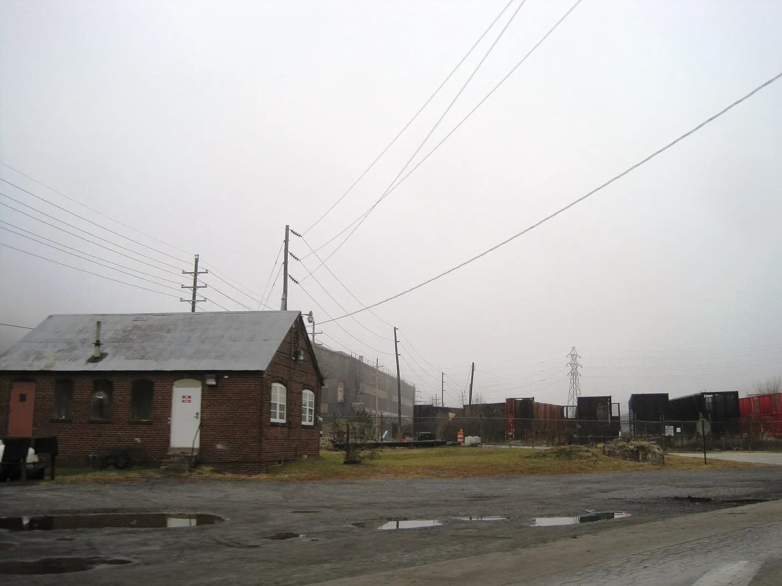A steel mill in South Coatesville, Pennsylvania.