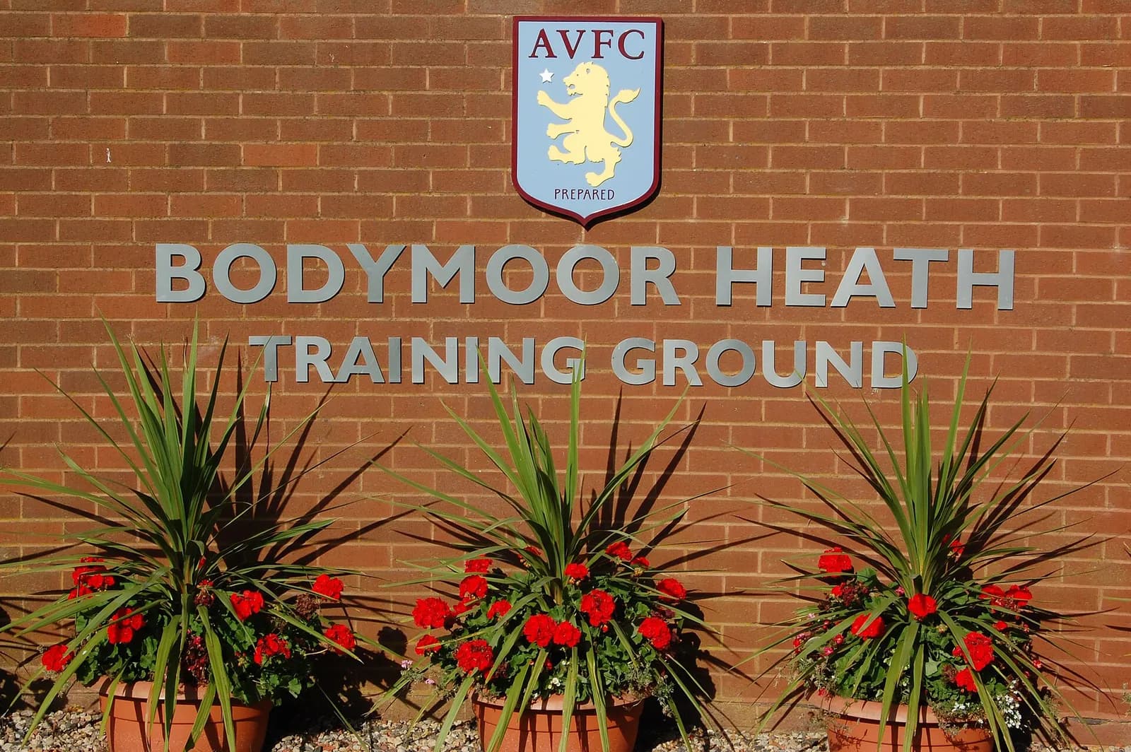 Entrance to Aston Villa FC’s Bodymoor Heath Training Ground.