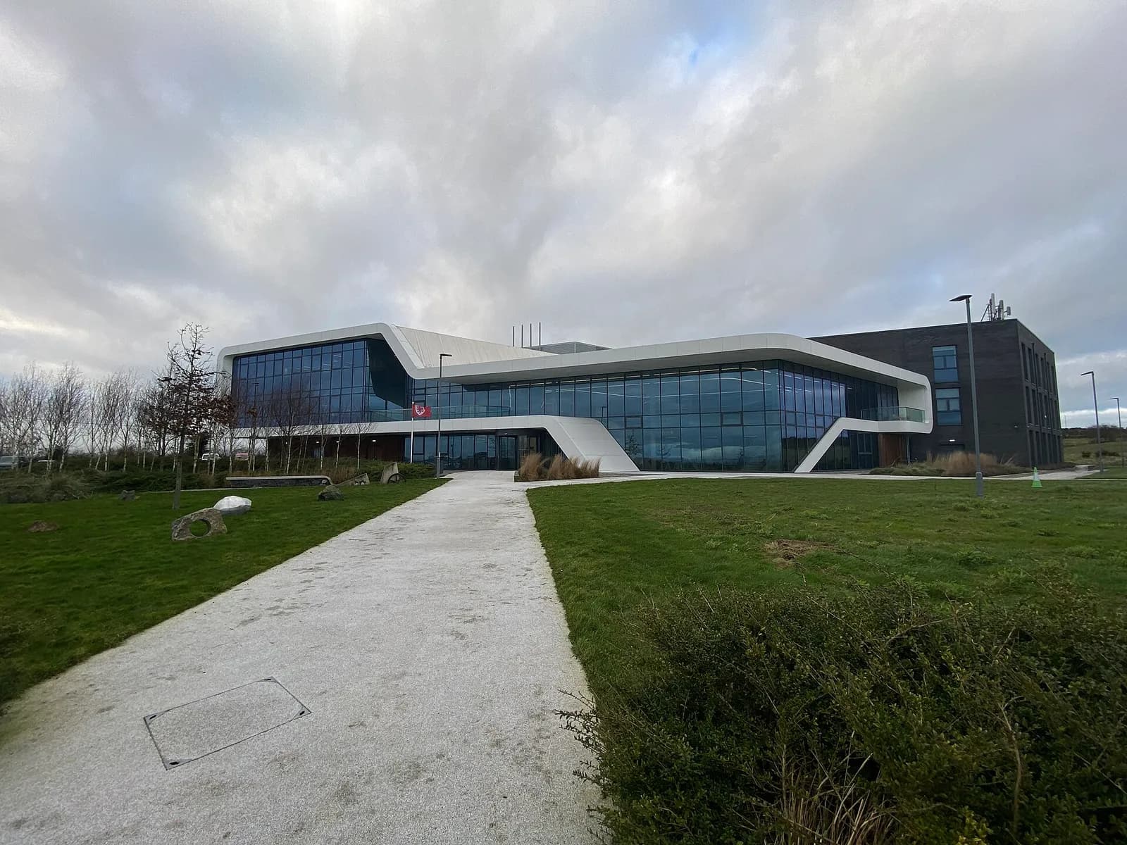 The M-SParc Menai Science Park building in Gaerwen, Anglesey.