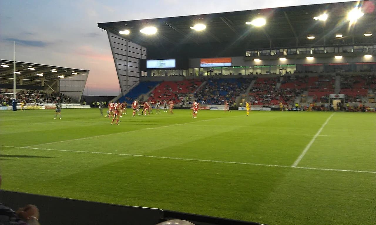 Salford City Stadium in Salford, Greater Manchester, in 2012