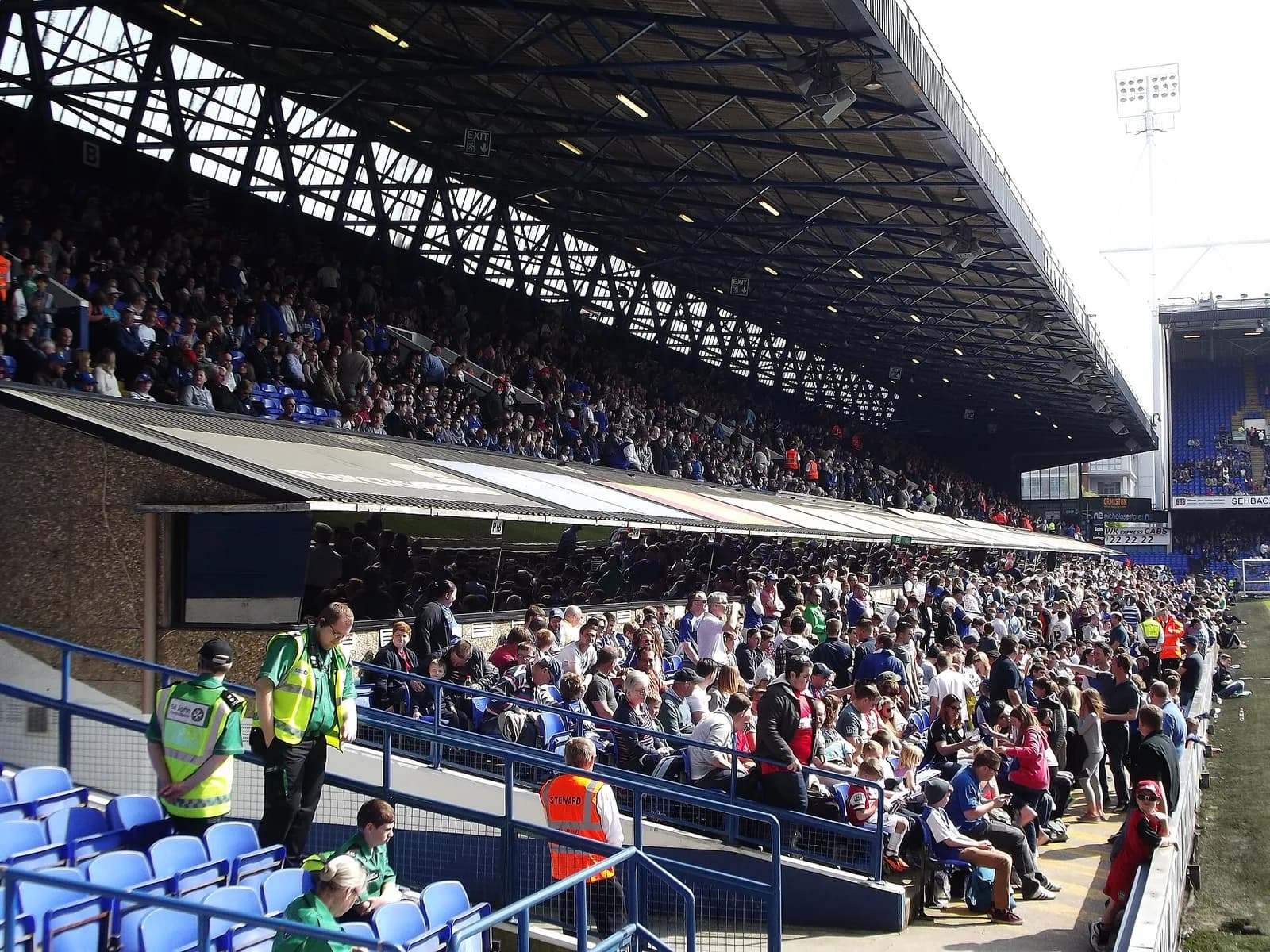 The Cobbold Stand at Ipswich Town’s Portman Road stadium.