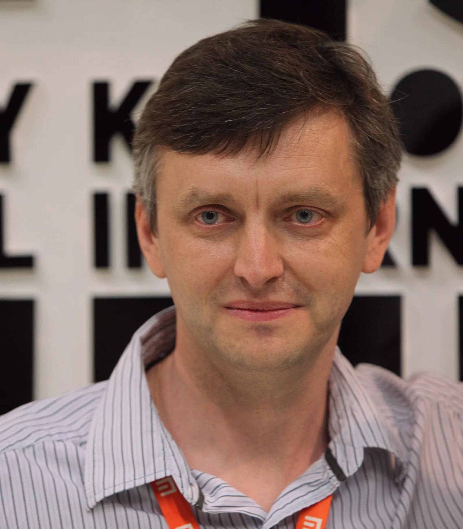 Sergei Loznitsa at the 2010 Karlovy Vary International Film Festival.