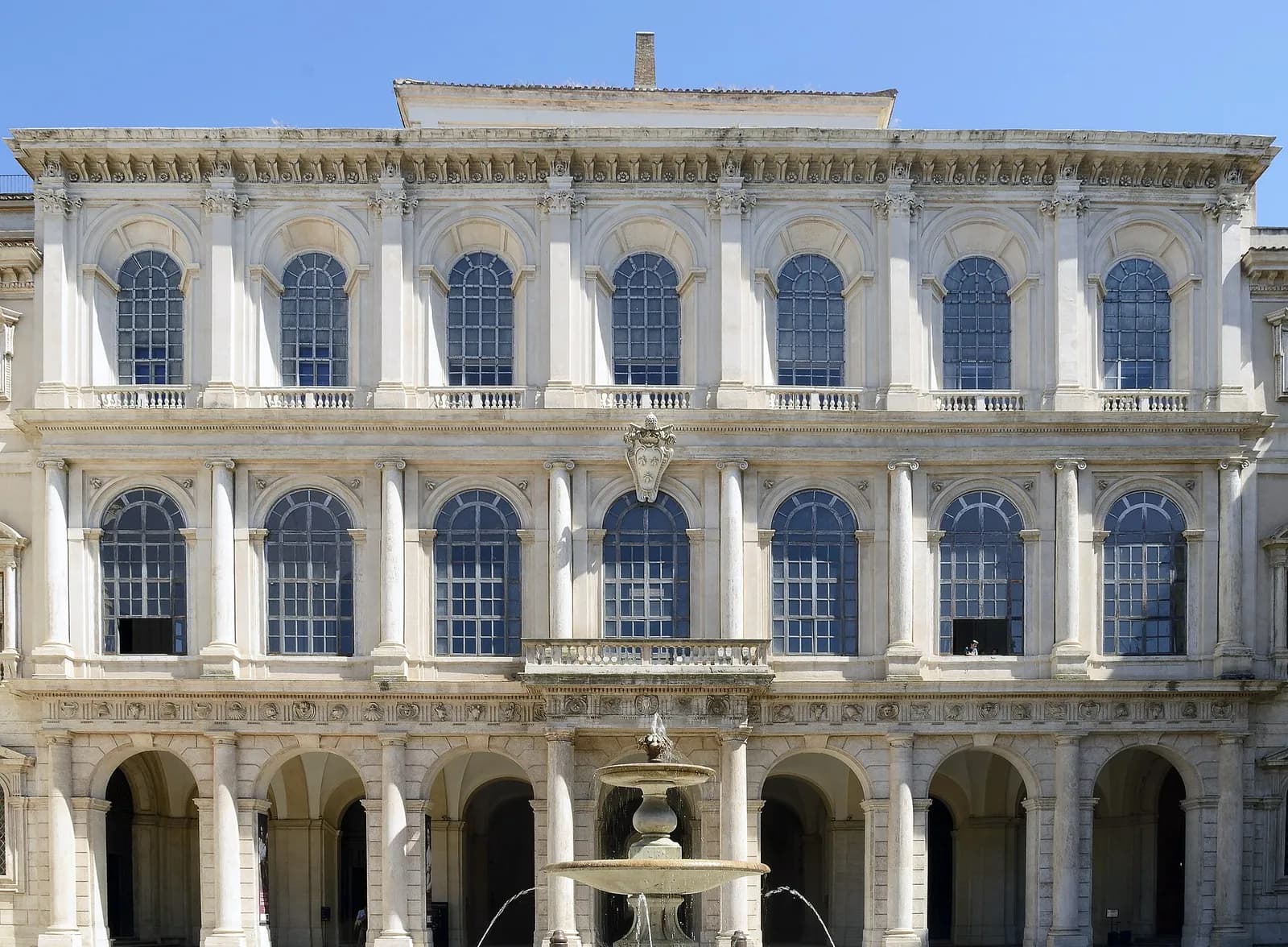 Exterior of Palazzo Barberini in Rome