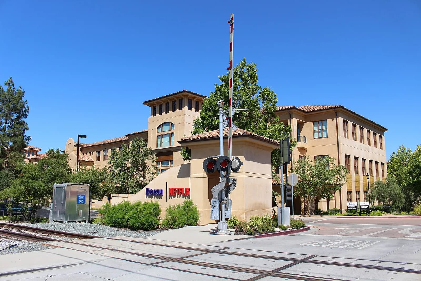 Exterior of the office building at 100 Winchester Circle in Los Gatos, California.