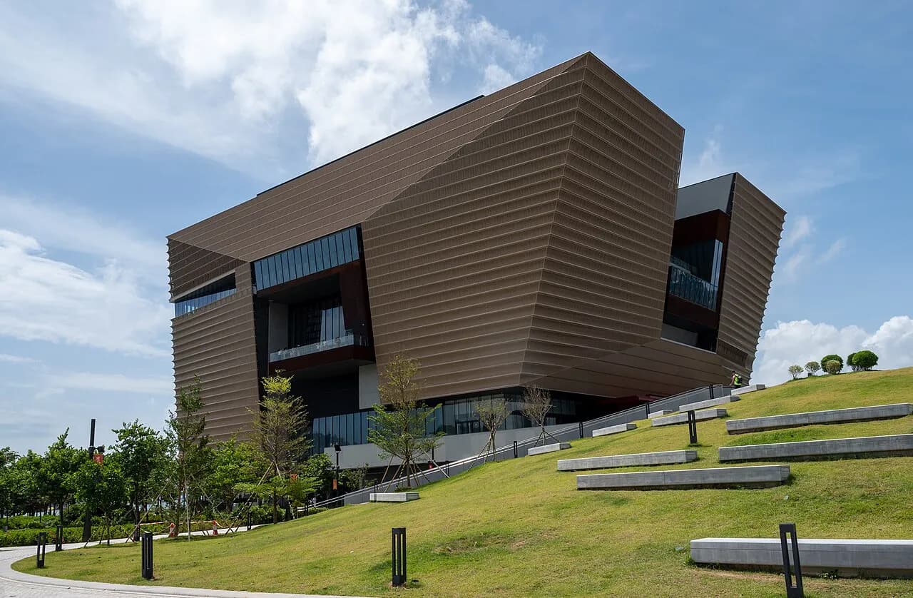 Exterior of the Hong Kong Palace Museum in Kowloon