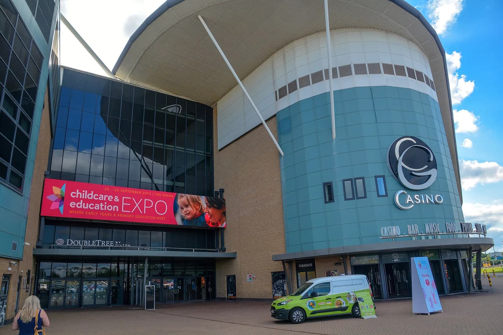 Exterior of Coventry Building Society Arena in Coventry.
