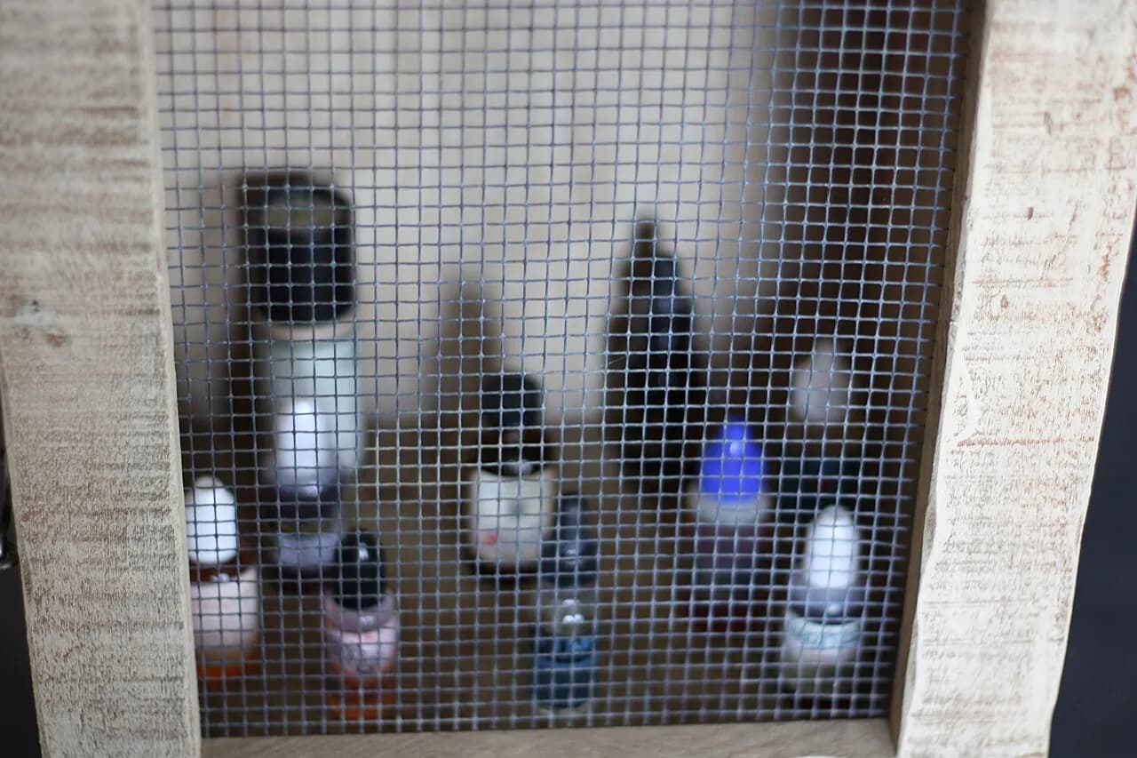 Bottles of e-liquid displayed in a vape shop