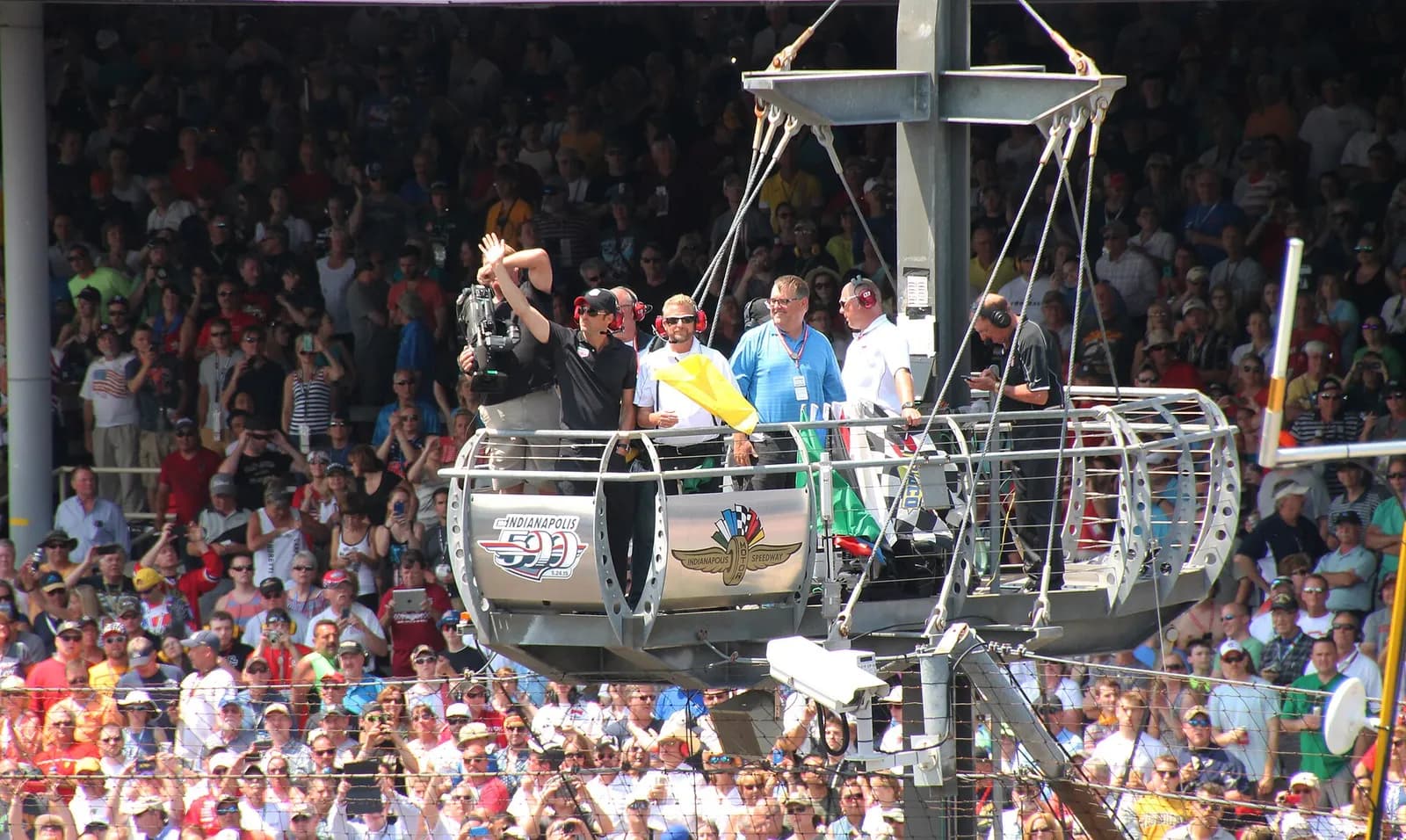 Patrick Dempsey at the 2015 Indianapolis 500