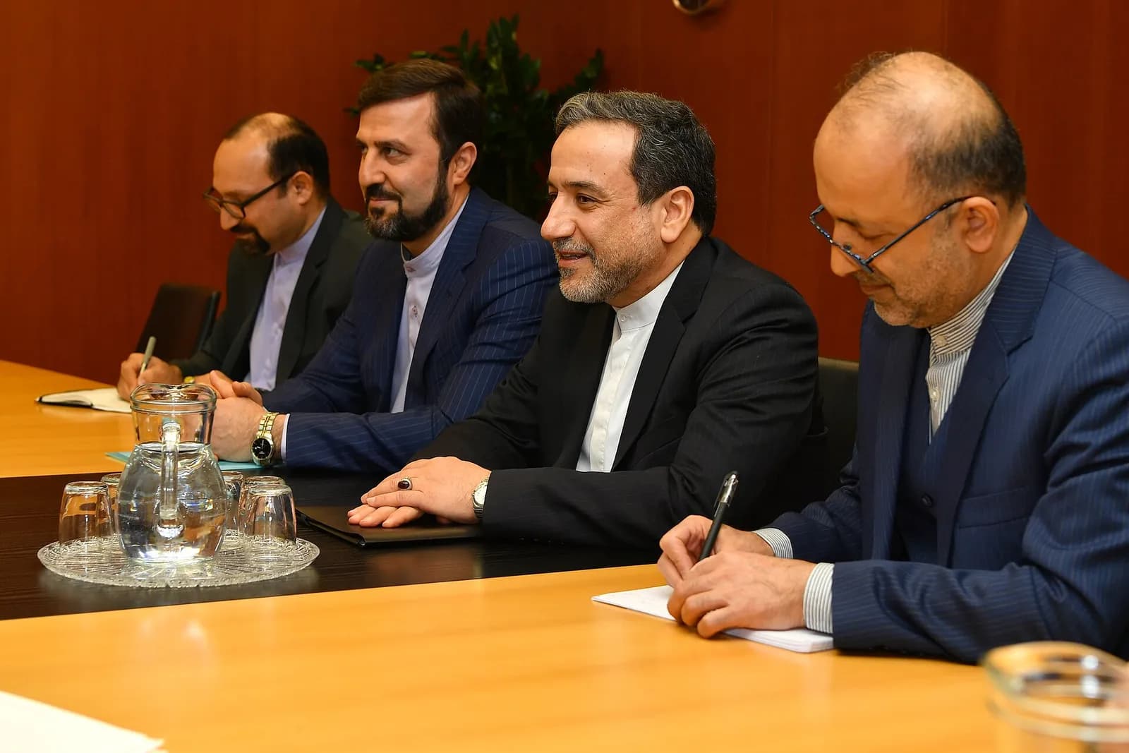 Abbas Araghchi meets IAEA Director General Yukiya Amano at IAEA headquarters in Vienna.
