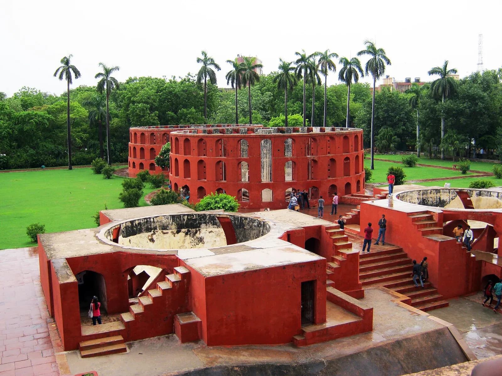 View of Jantar Mantar in New Delhi