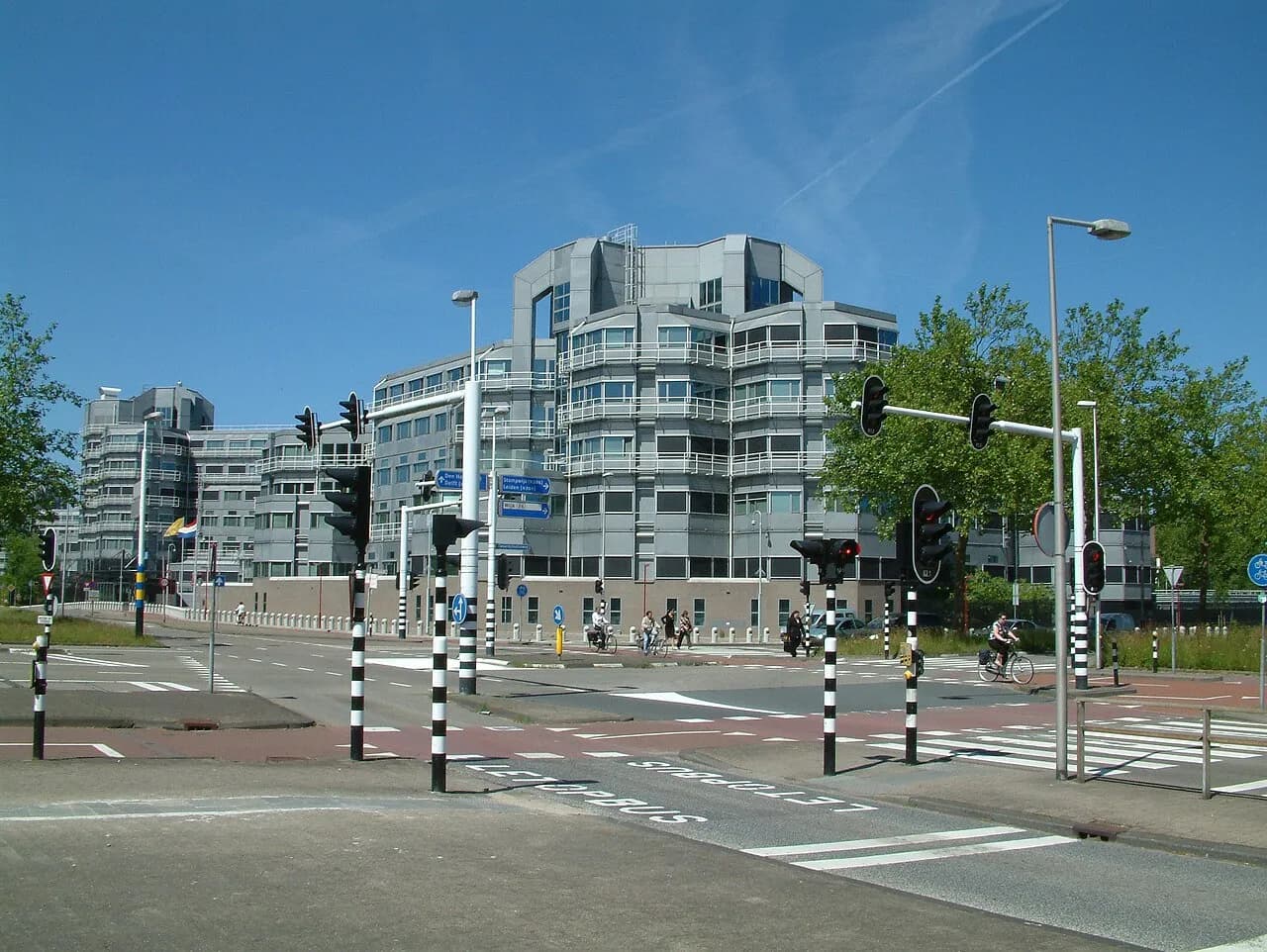 Exterior of the AIVD headquarters building in Zoetermeer, Netherlands