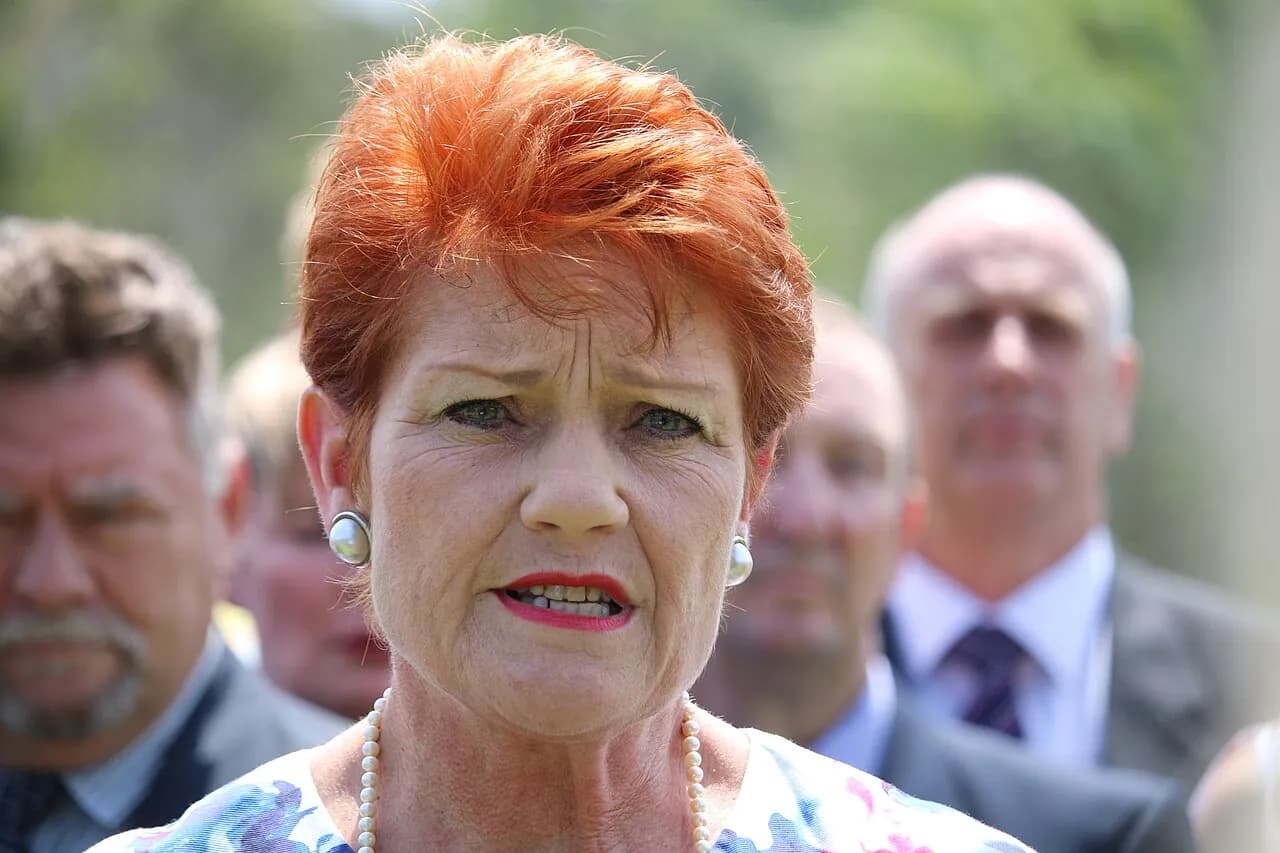 File photograph of Pauline Hanson