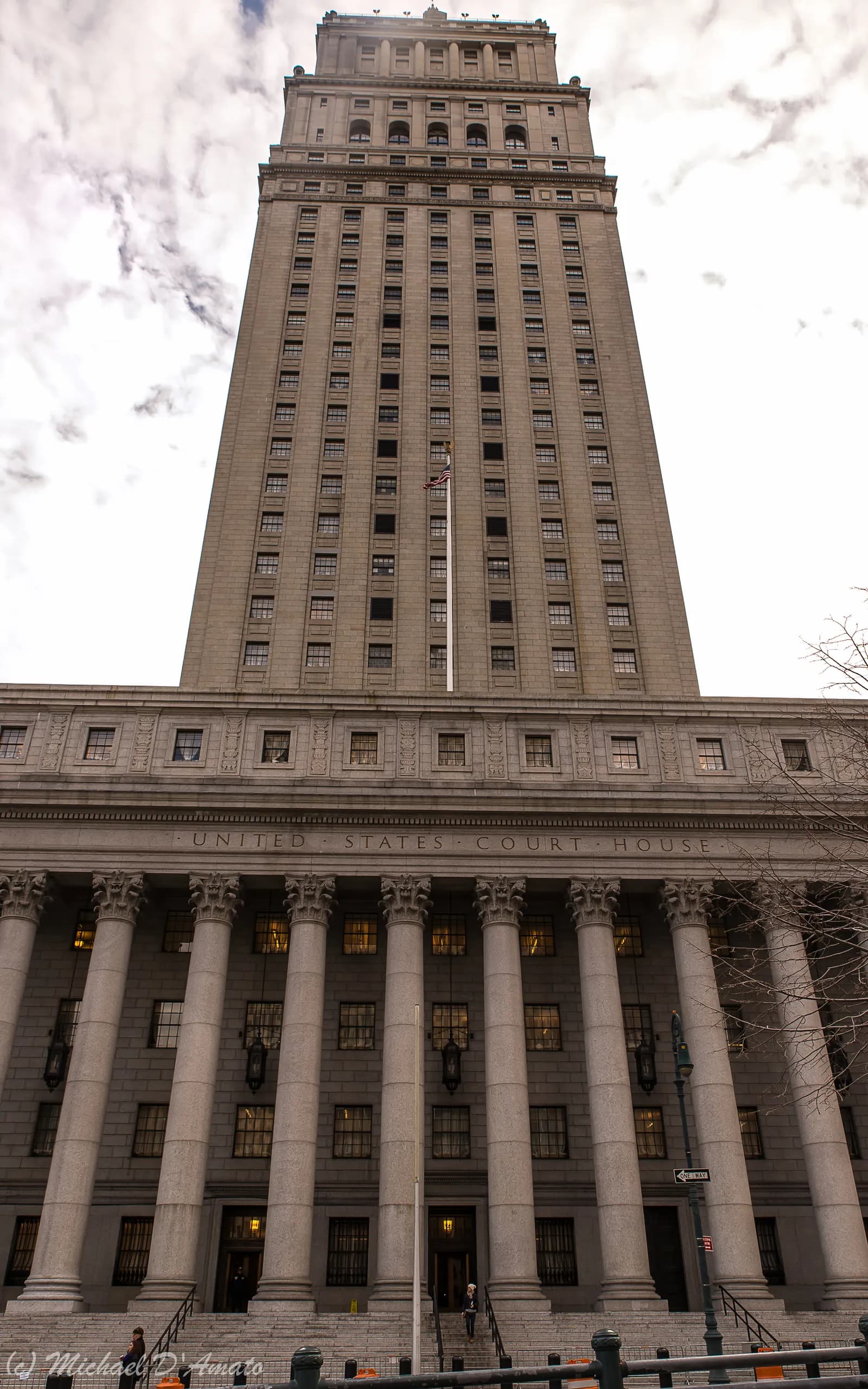 The U.S. District Courthouse at 40 Foley Square in Manhattan.