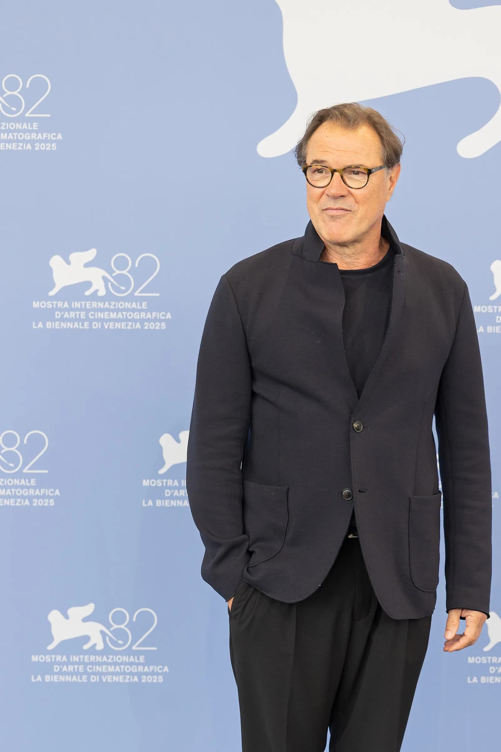 Sebastian Koch at the 82nd Venice International Film Festival in Venice, Italy.