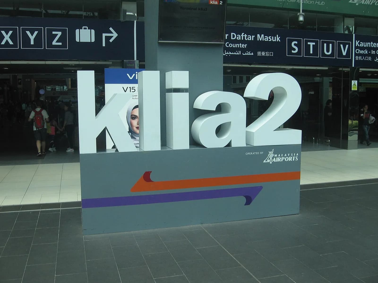 Kuala Lumpur International Airport Terminal 2 (KLIA2).