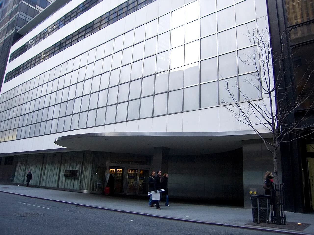 The Museum of Modern Art facade on West 53rd Street in Manhattan in 2009