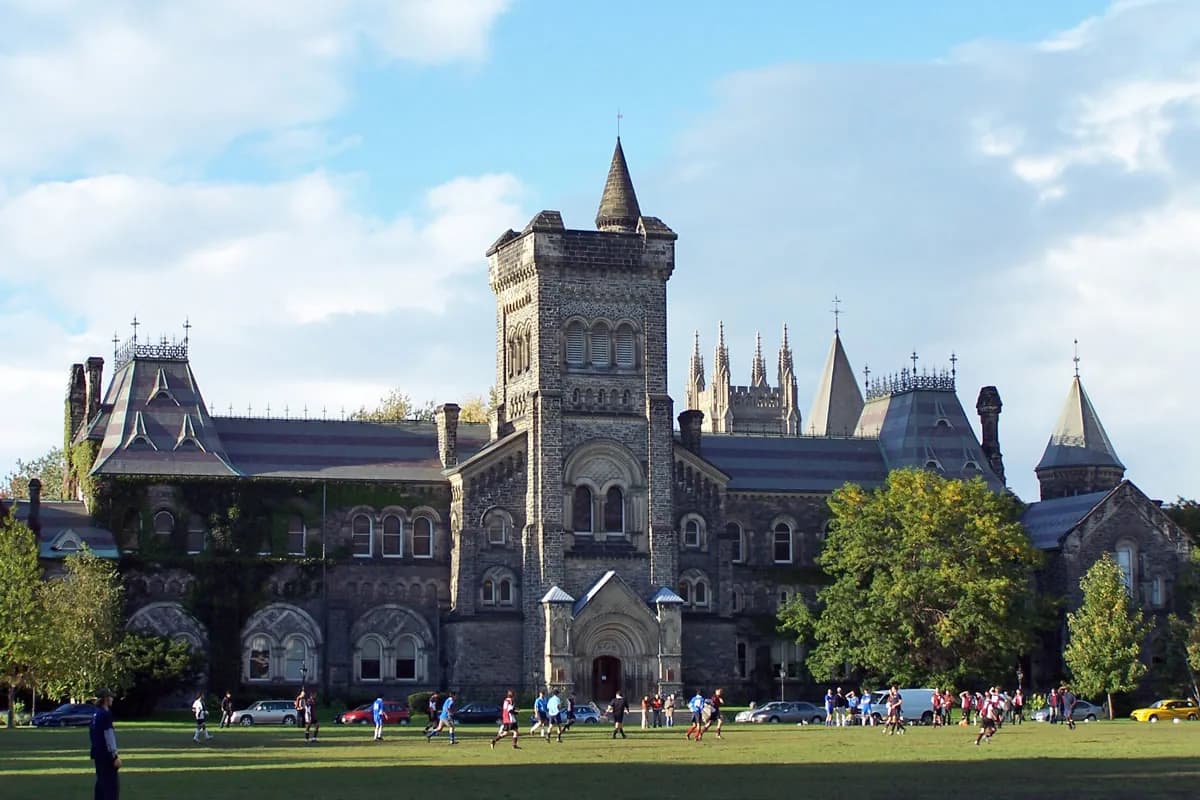 University College at the University of Toronto, seen from the south.
