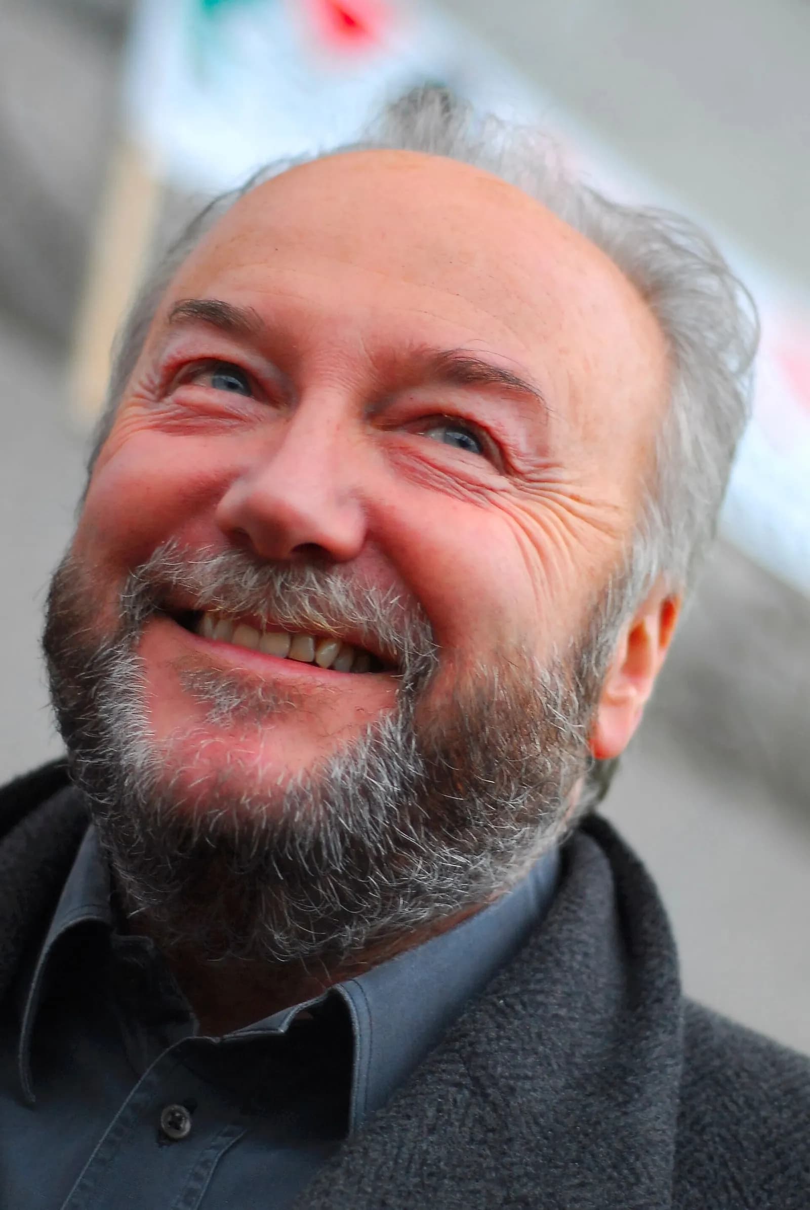 George Galloway at a Stop the War protest in Trafalgar Square, London.