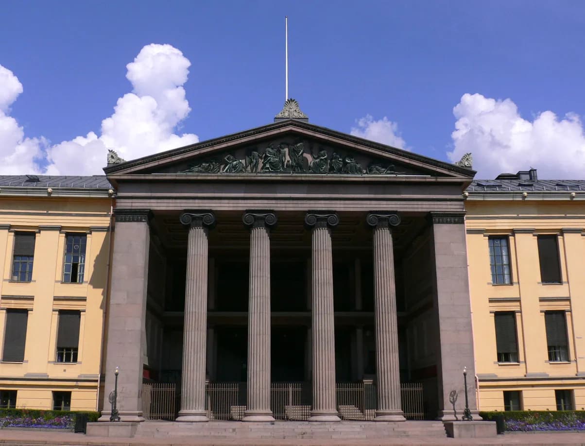 Exterior of the University of Oslo