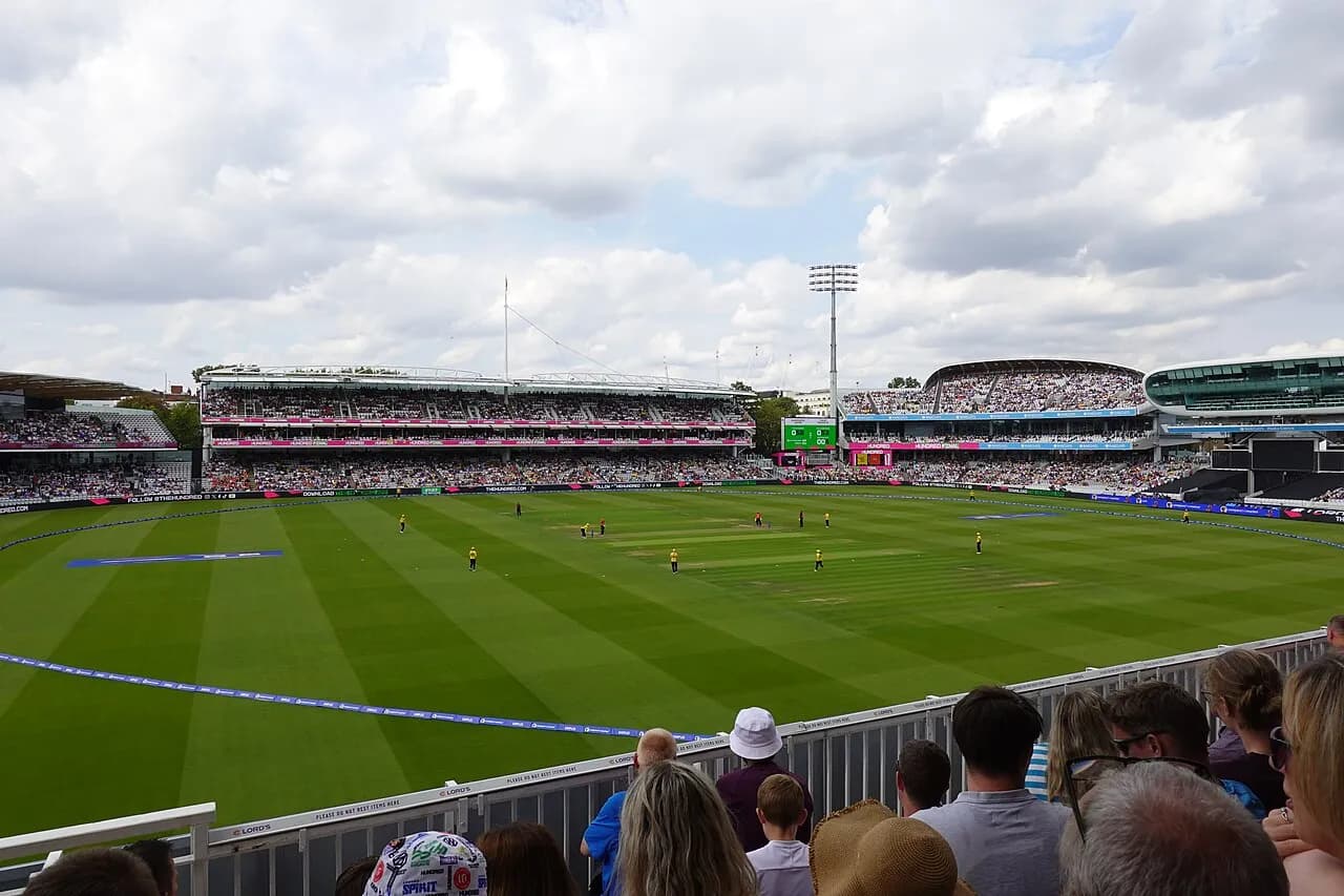 Wide view of Lord’s Cricket Ground during a cricket match