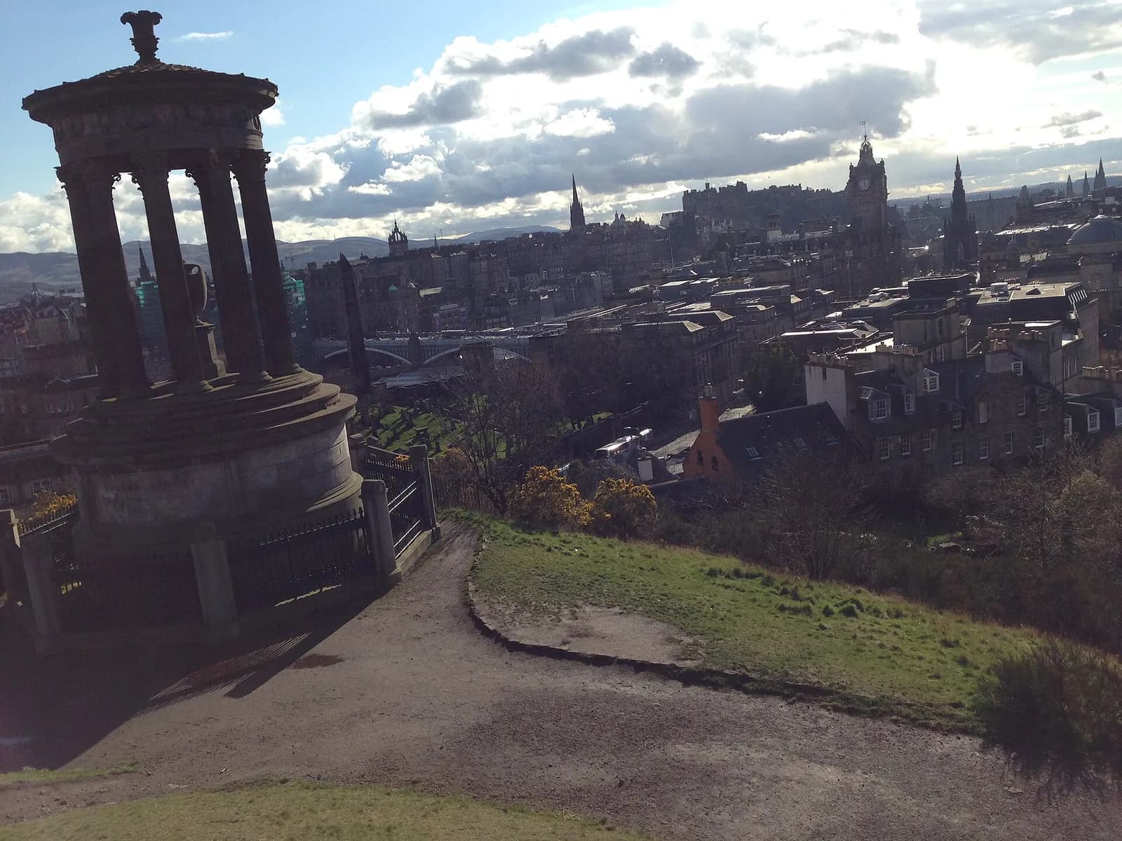 Edinburgh skyline viewed from Calton Hill