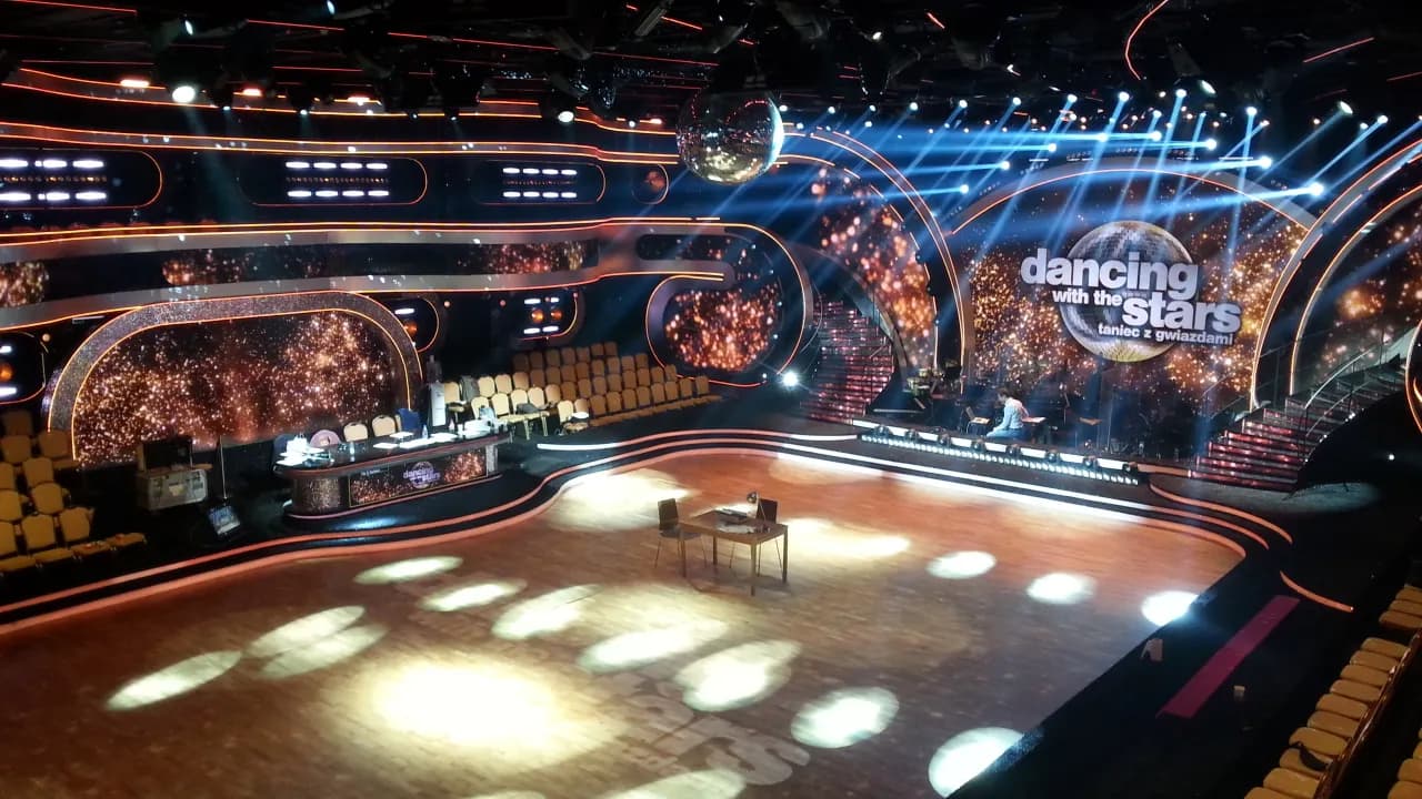 Studio set for the Polish edition of Dancing with the Stars at ATM Studio.