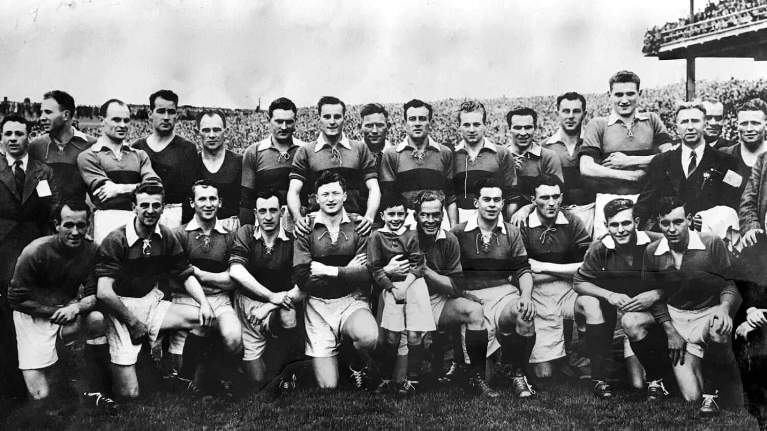 Mayo county football team posed together in 1948.