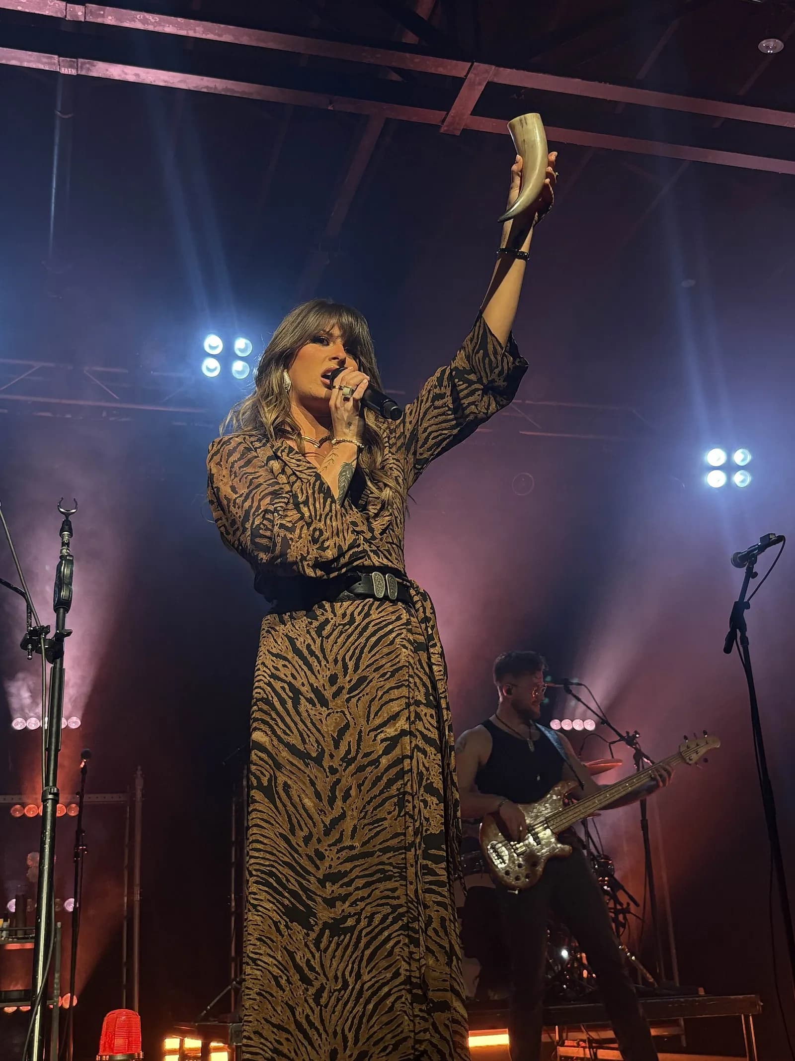 Ella Langley performing onstage at The Intersection in Grand Rapids, Michigan.