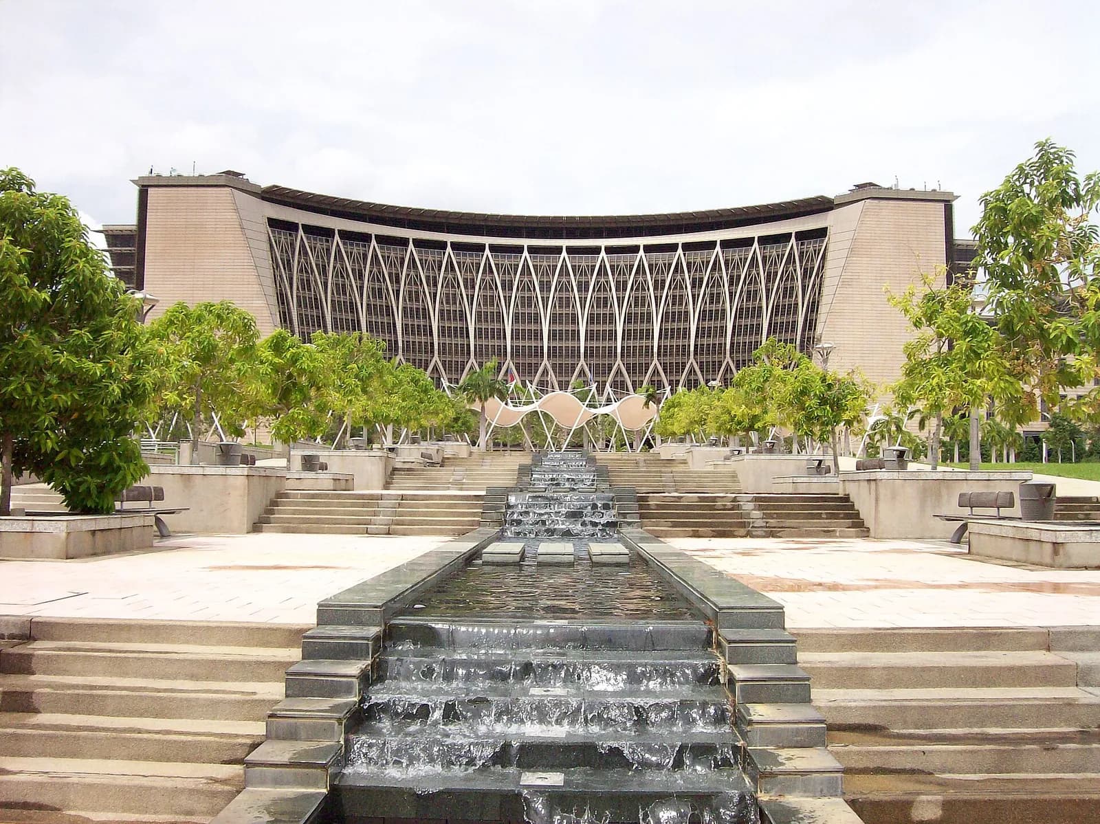 Ministry of Finance building in Putrajaya, Malaysia.