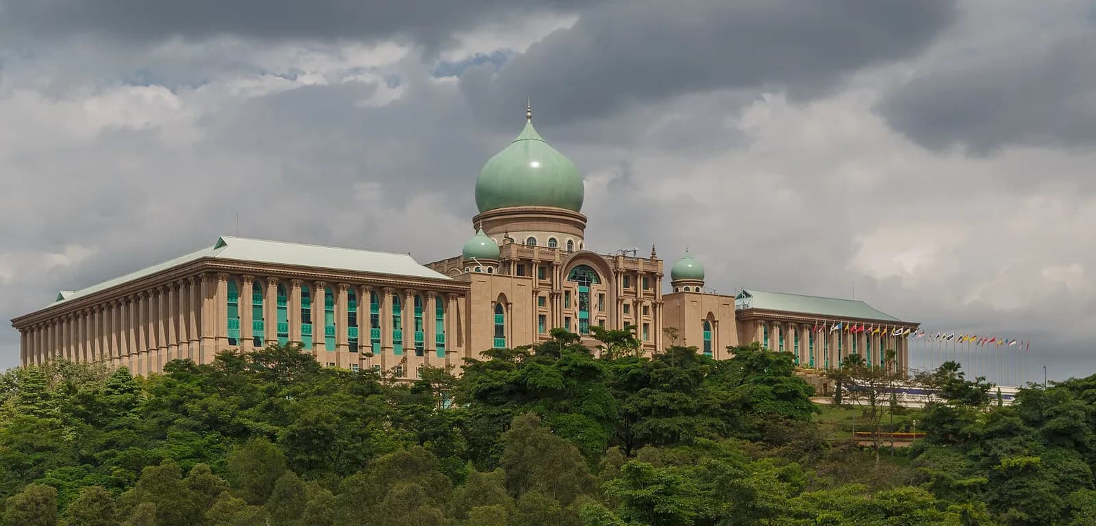 The Perdana Putra building in Putrajaya, Malaysia.