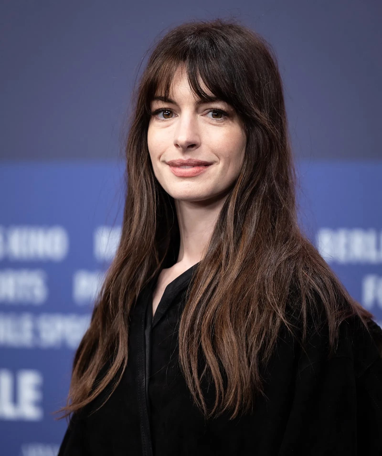 Anne Hathaway photographed at the 2023 Berlin Film Festival