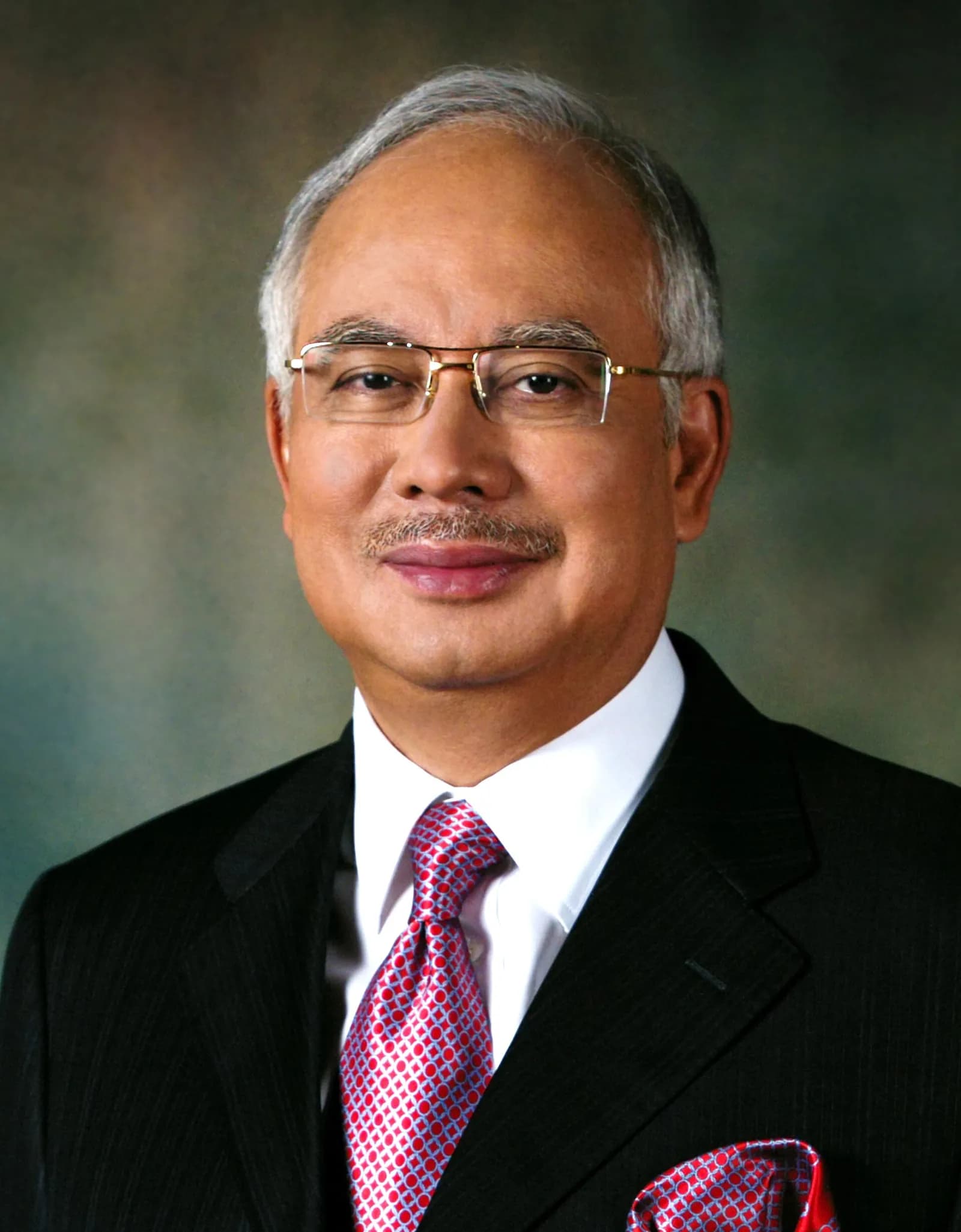 2008 portrait of Najib Razak.
