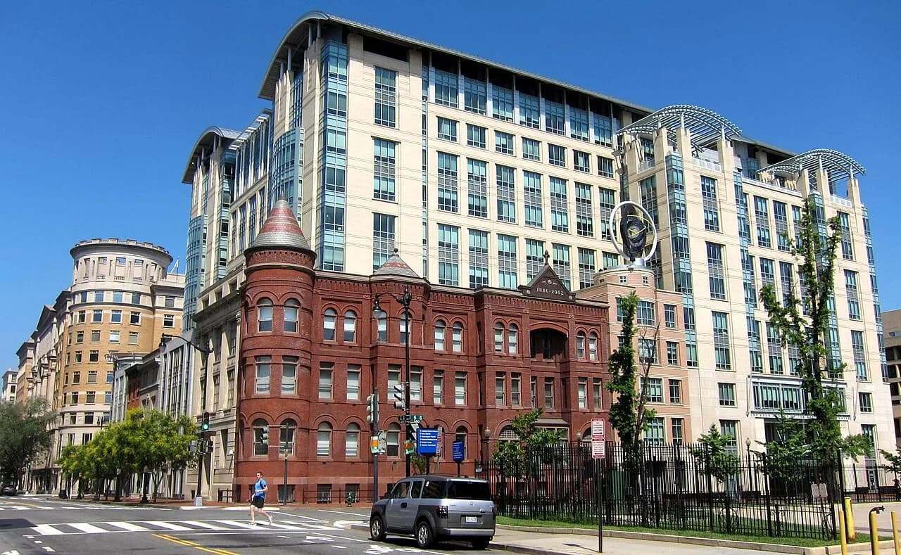 Exterior of the Keck Center of the National Academies in Washington, D.C.