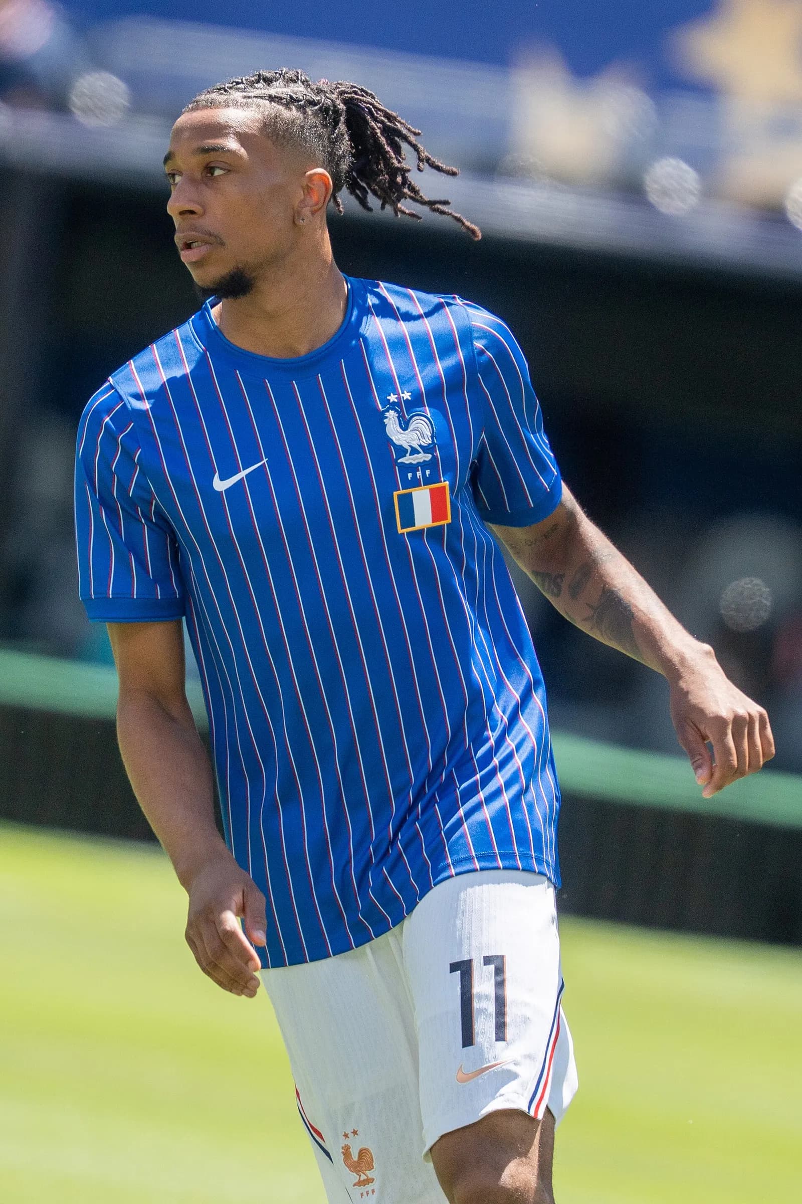 Michael Olise playing for France against Senegal in June 2026