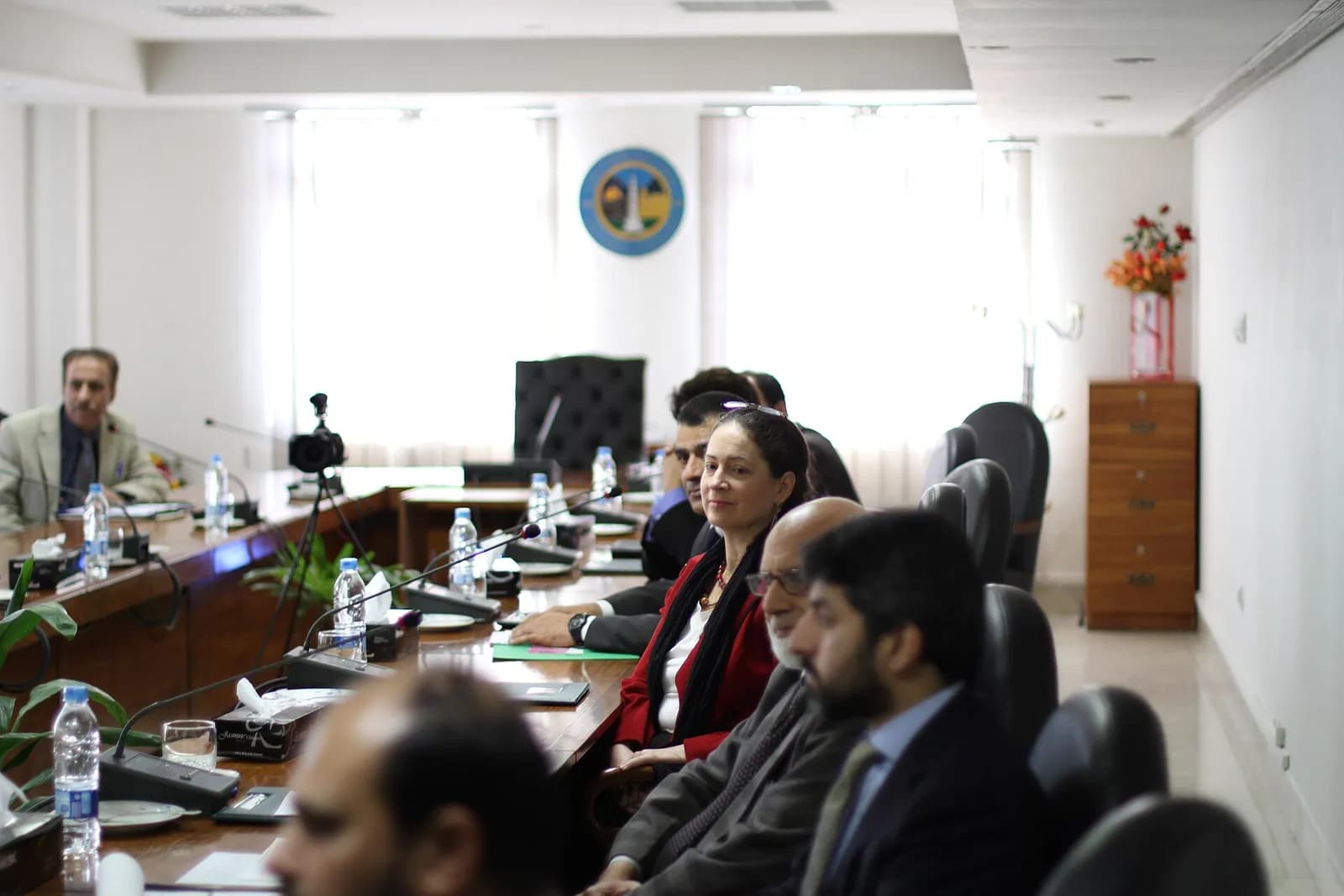 USAID and LESCO officials meet in Lahore.